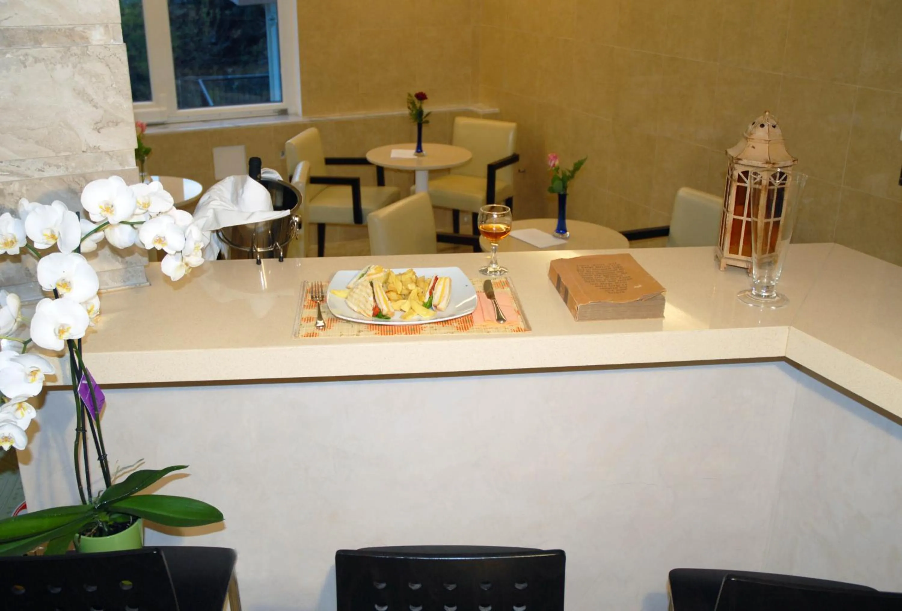 Decorative detail in Aria Hotel Samos Town