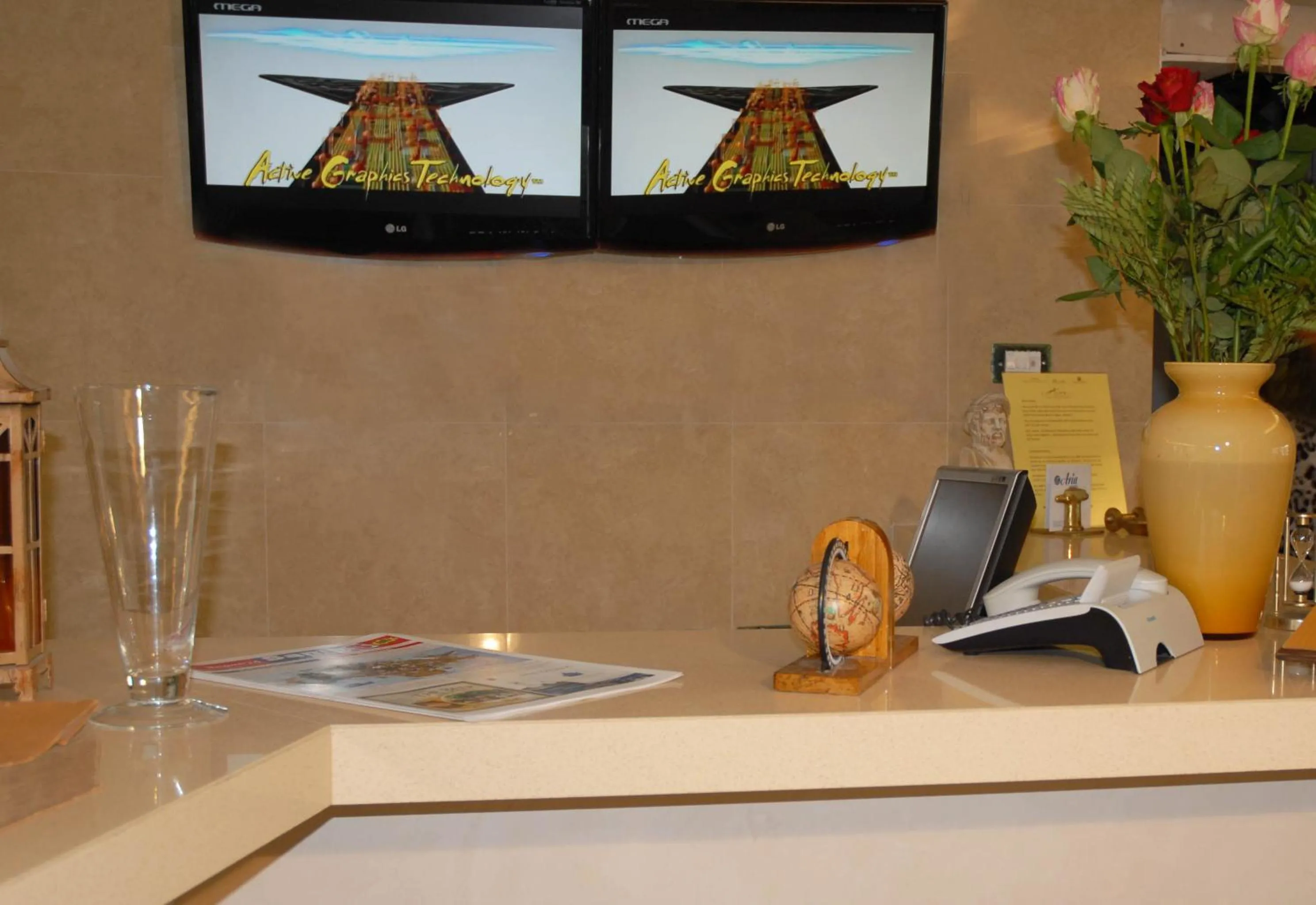 Decorative detail in Aria Hotel Samos Town