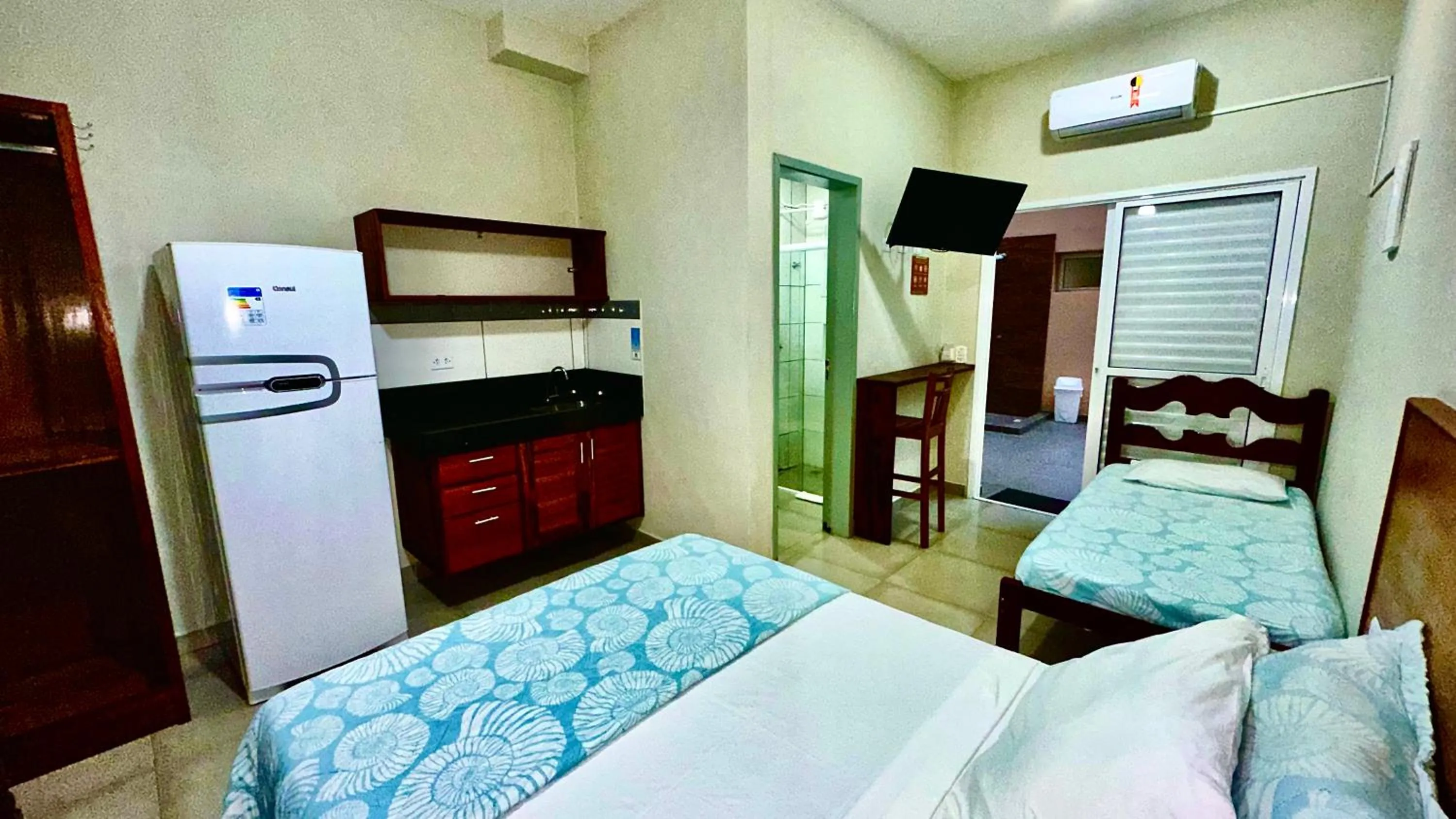 Bed in Pousada Praia Grande