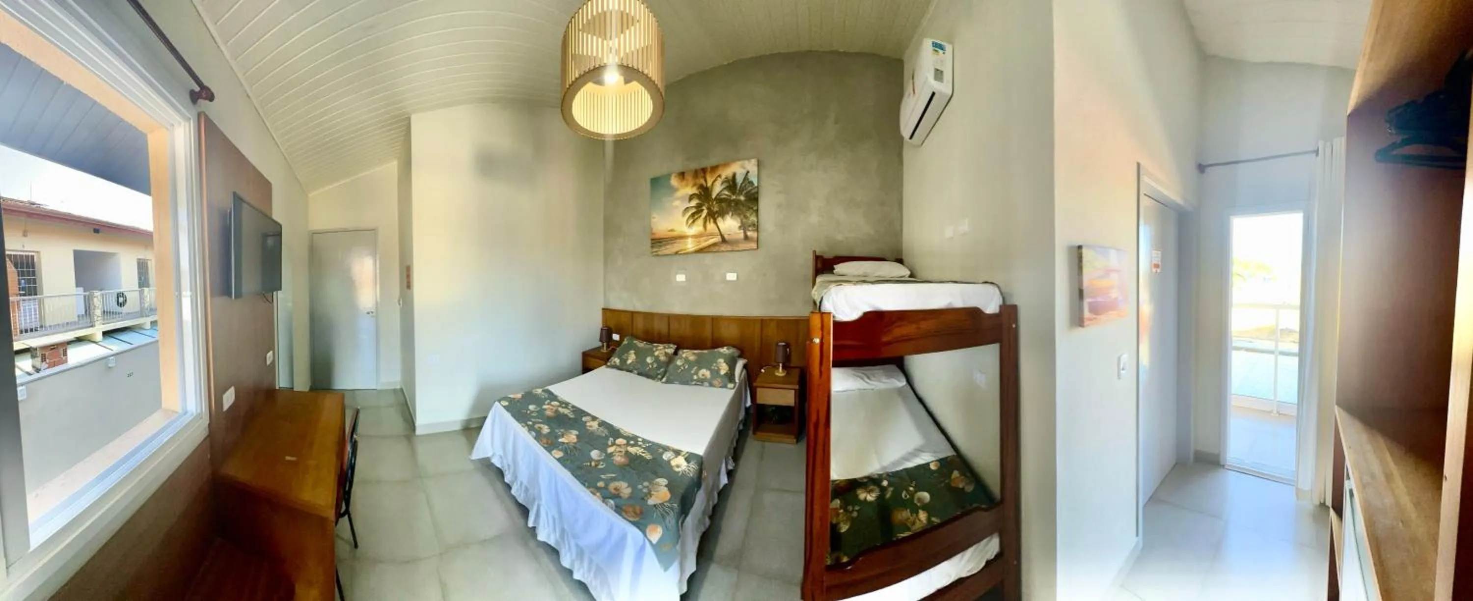 Bed in Pousada Praia Grande