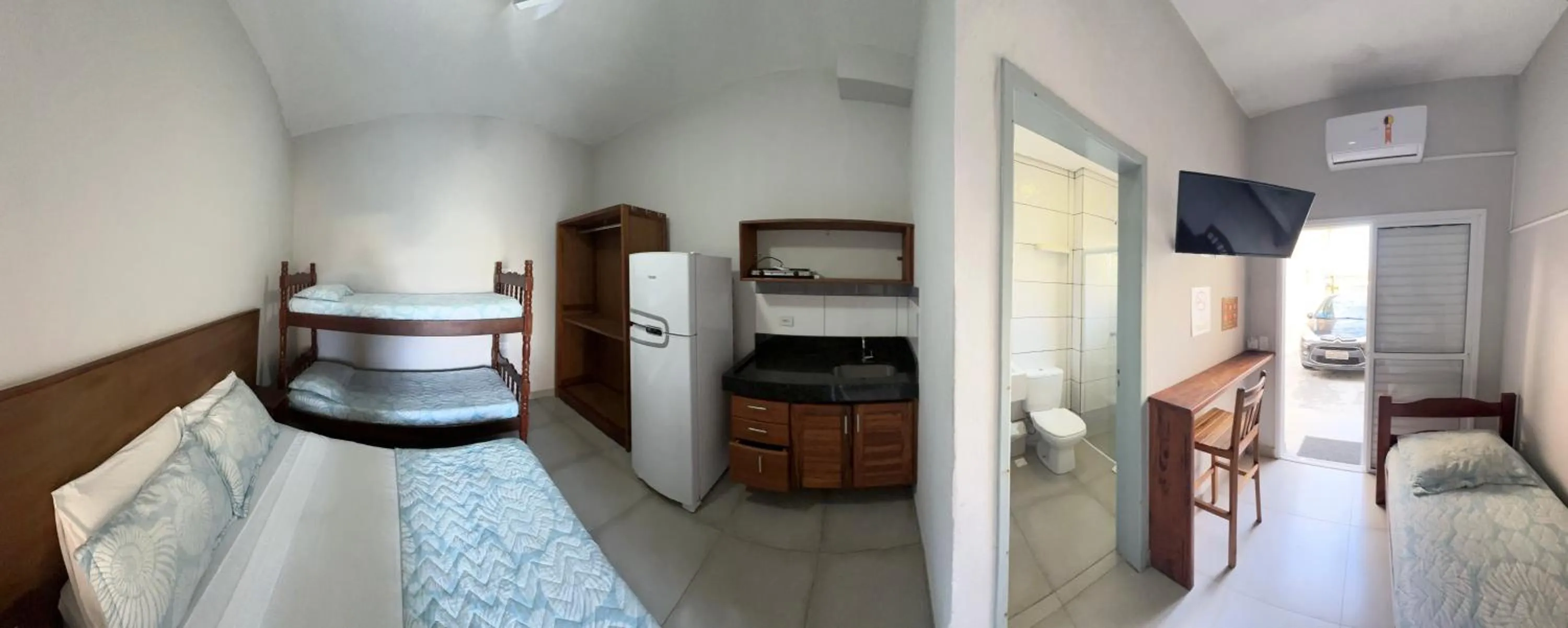 Bed in Pousada Praia Grande