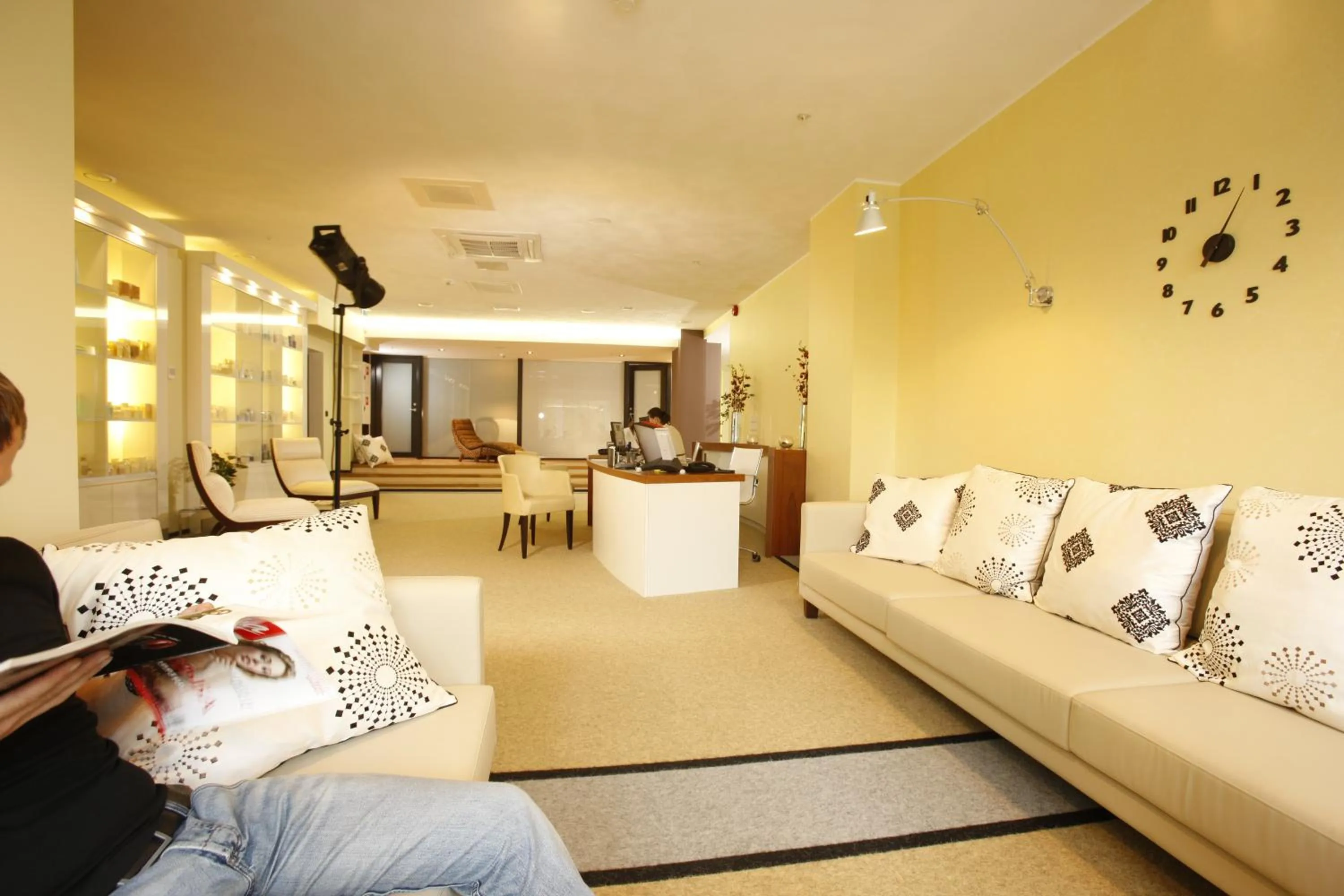 Lobby or reception in Meresuu Spa & Hotel