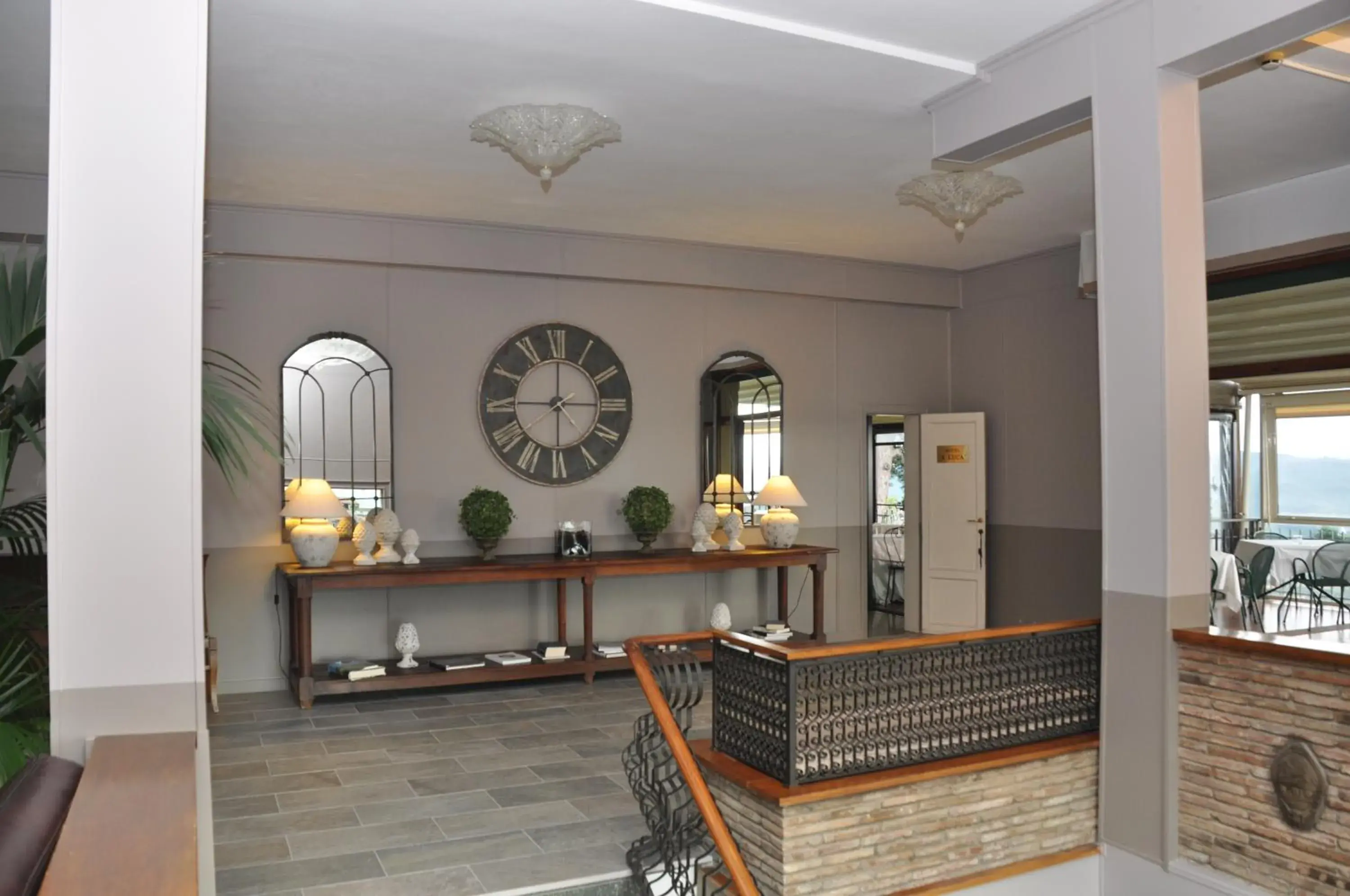 Lobby or reception in Hotel San Luca Lobby or reception in Hotel San Luca