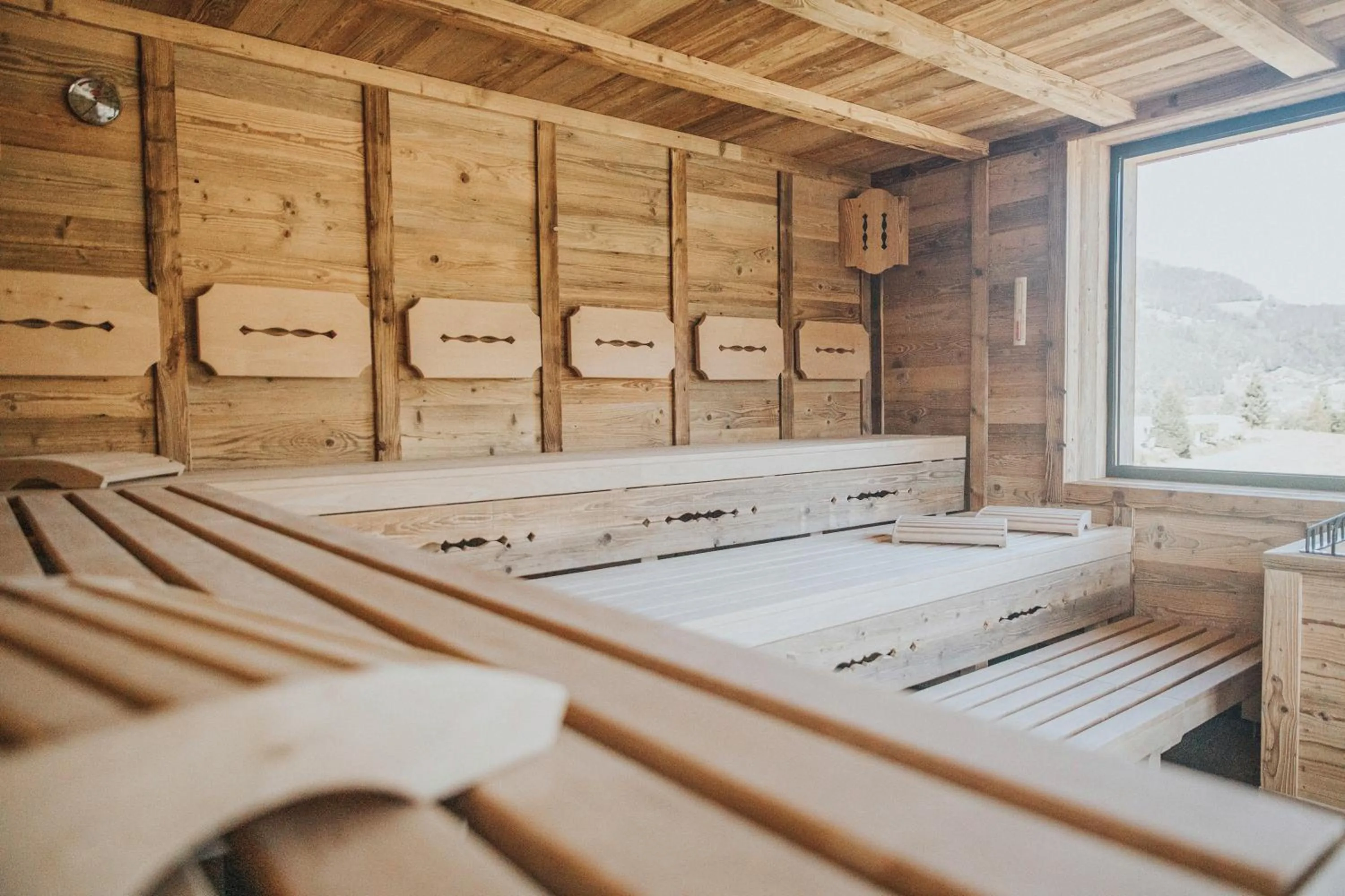 Sauna in Appartements Wieshof