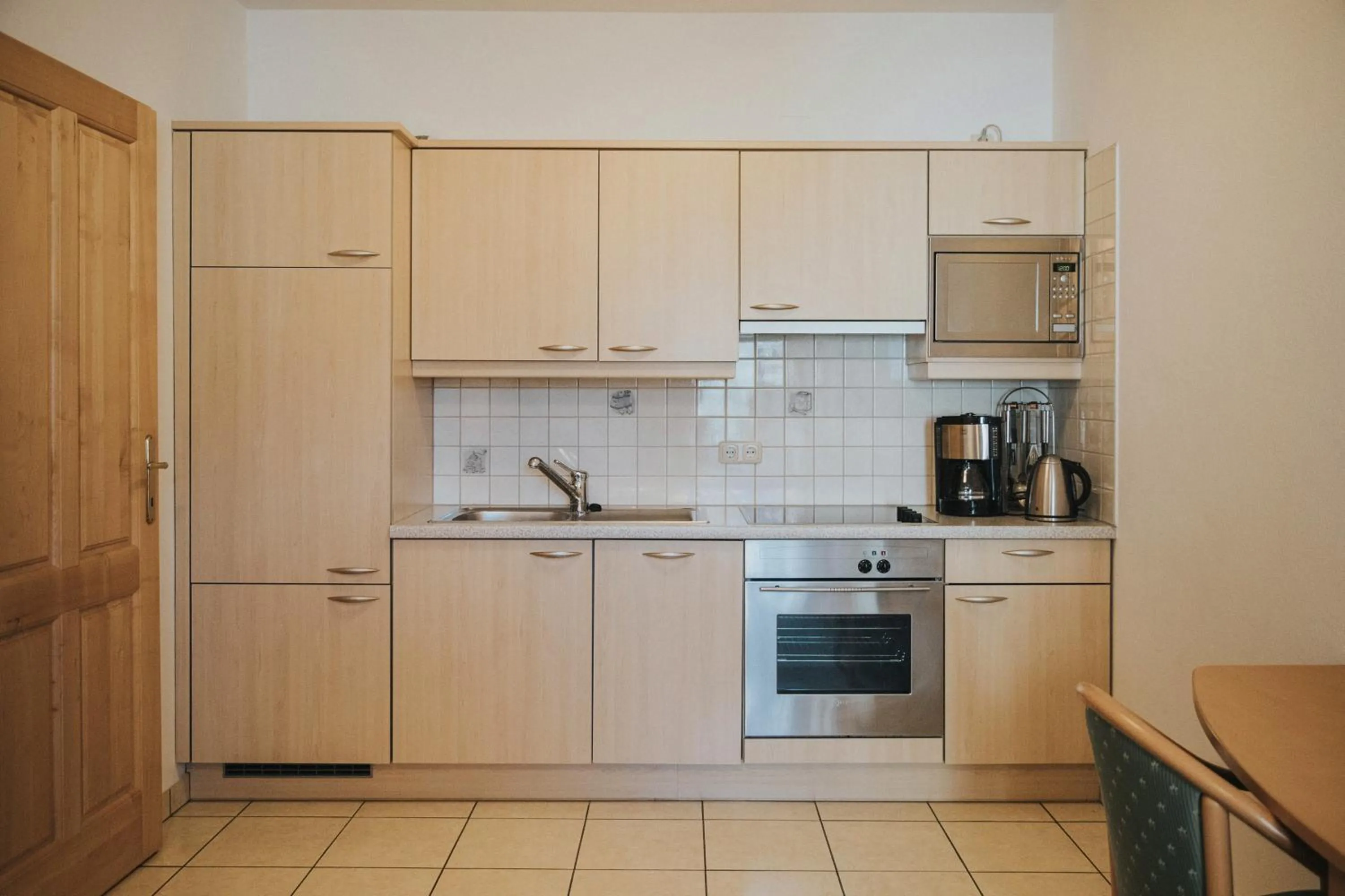 Kitchen or kitchenette in Appartements Wieshof