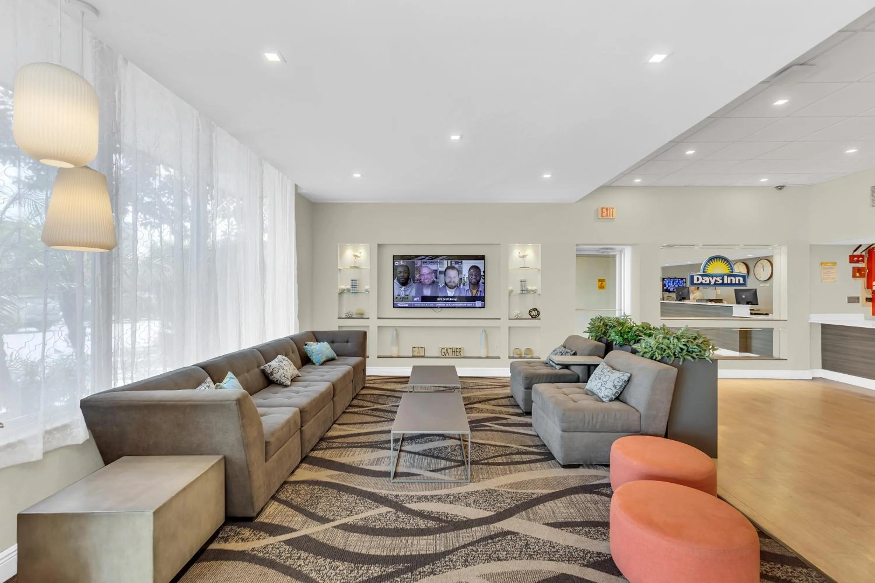 Lobby or reception in Days Inn by Wyndham Titusville Kennedy Space Center