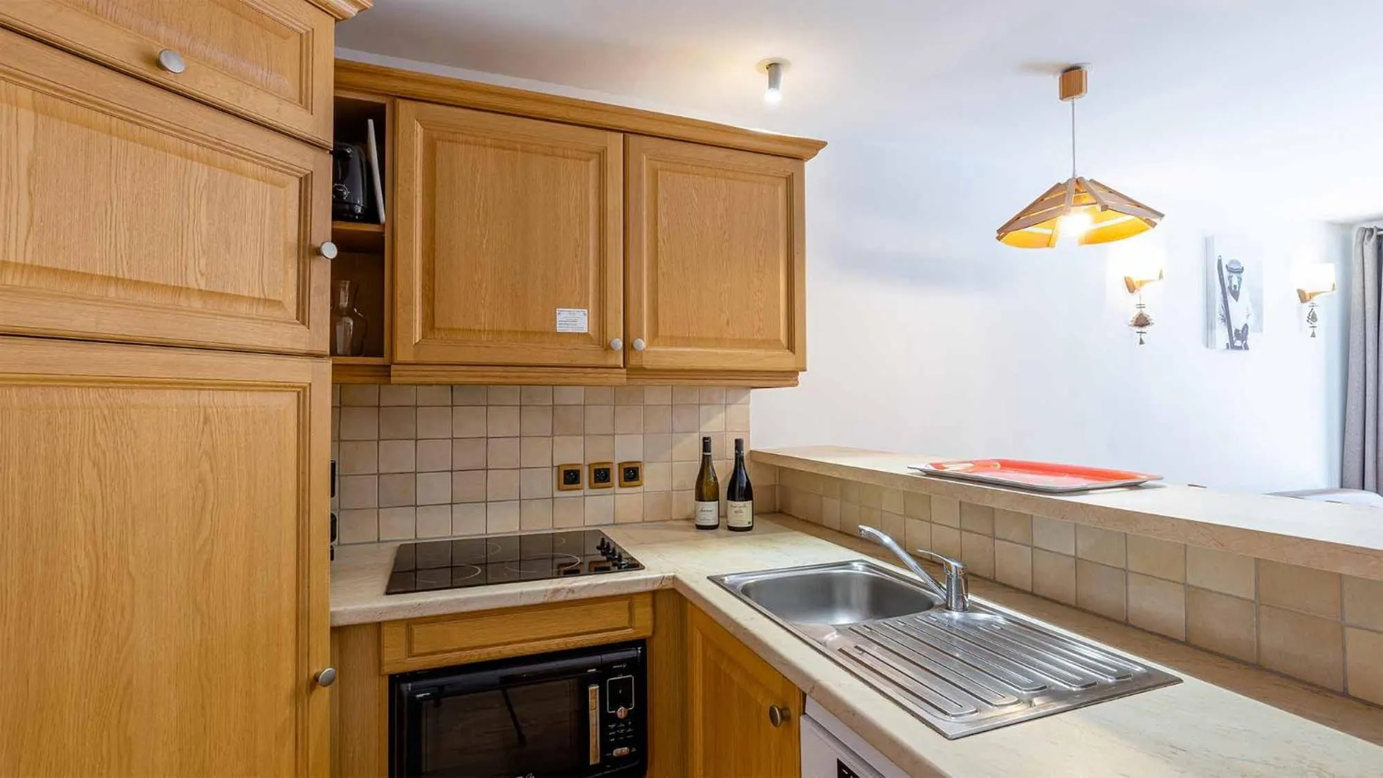 kitchen in Madame Vacances Résidence Les Jardins de la Vanoise