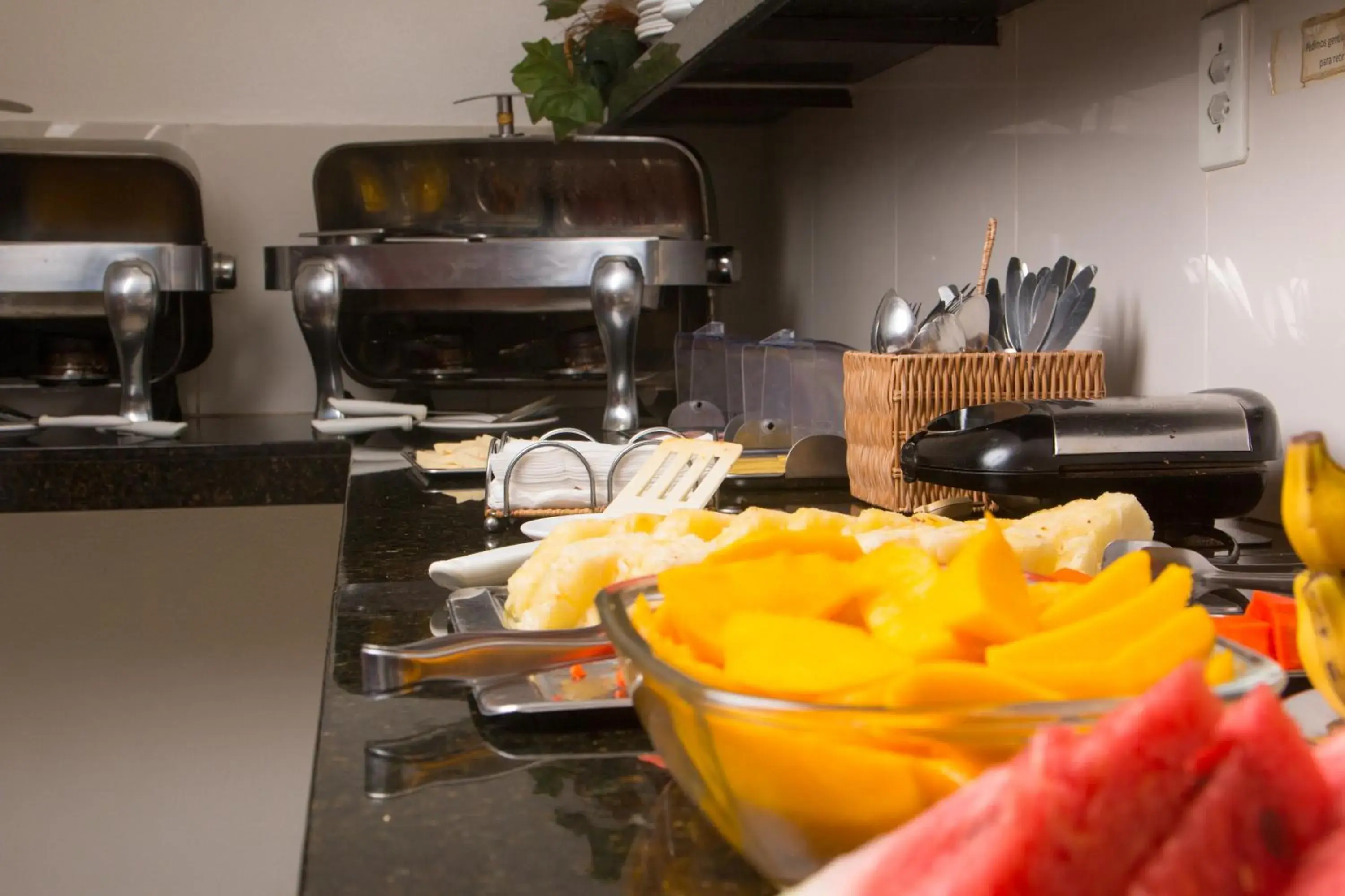 Buffet breakfast in Saint Patrick Praia Hotel Buffet breakfast in Saint Patrick Praia Hotel