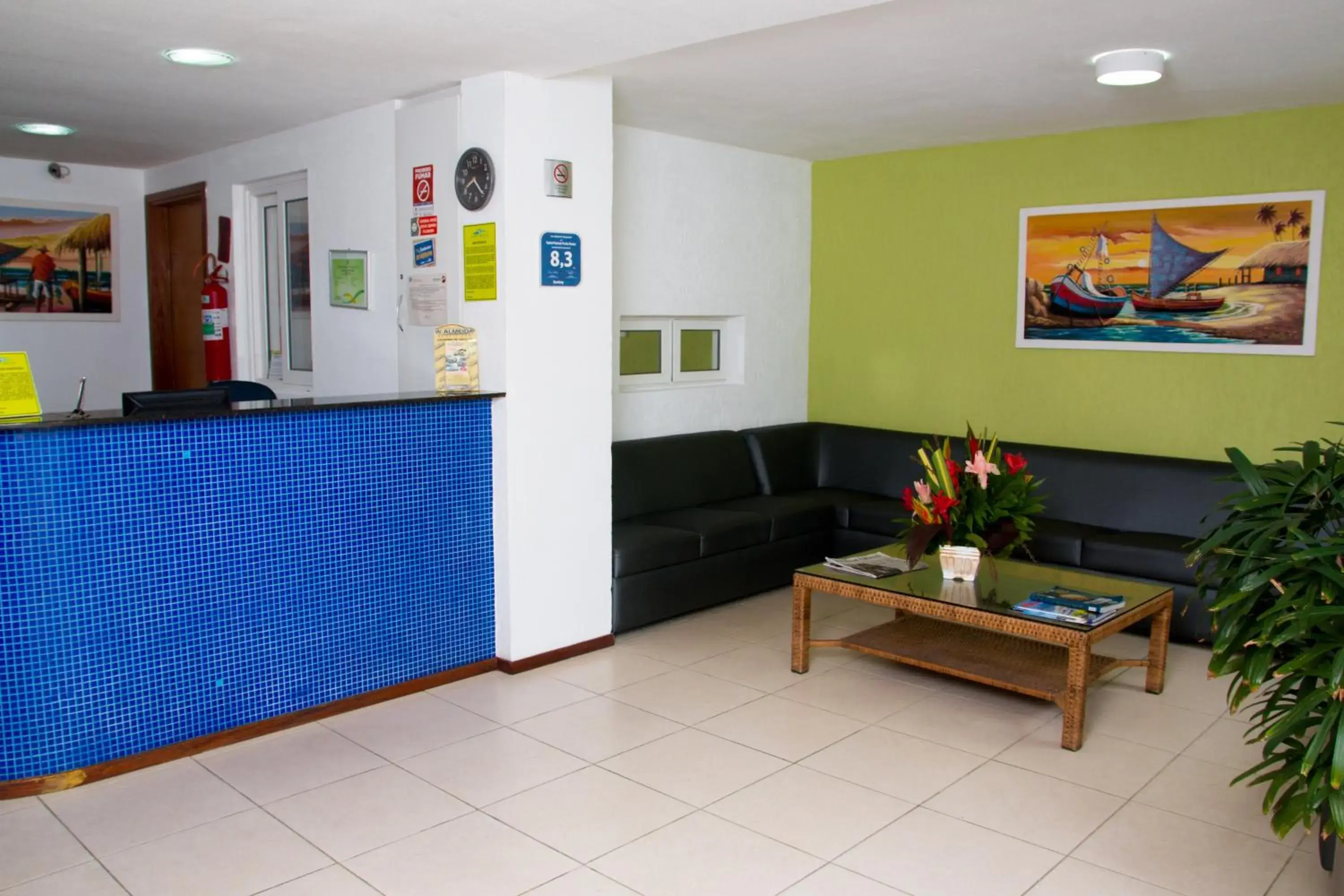 Lobby or reception in Saint Patrick Praia Hotel Lobby or reception in Saint Patrick Praia Hotel
