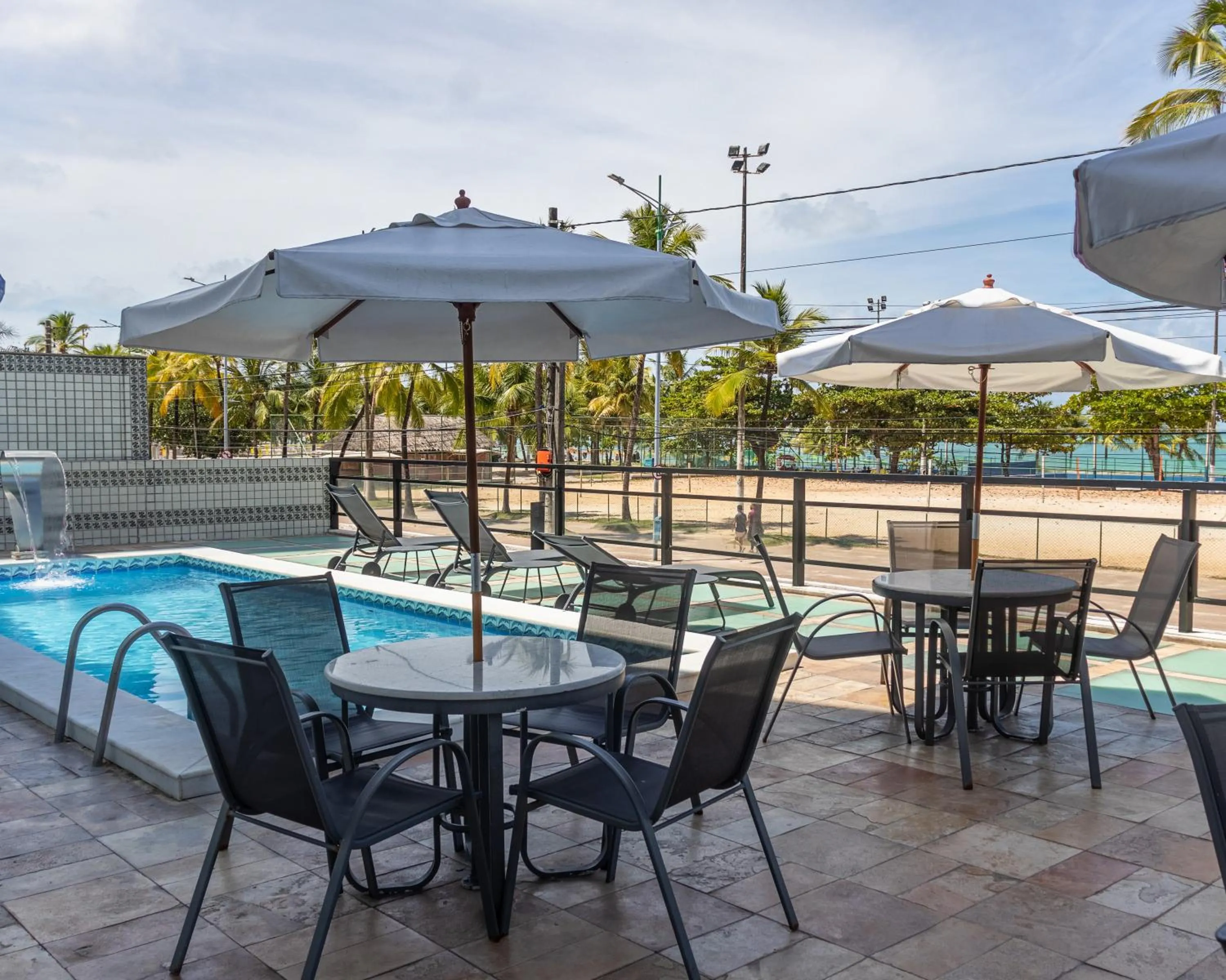 Pool view in Praia Hotel Enseada
