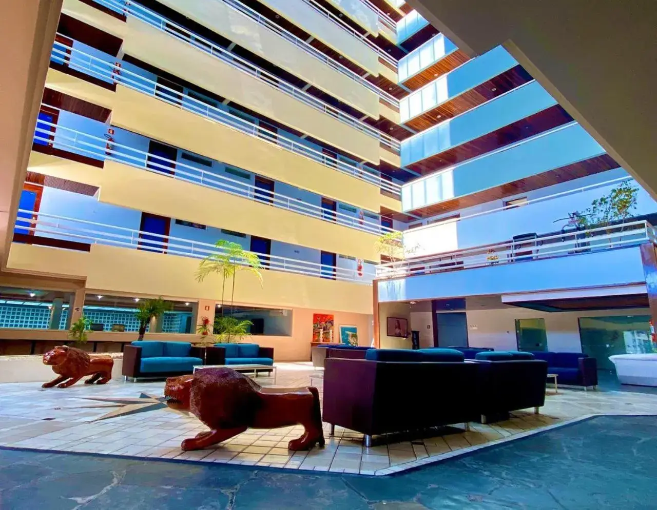 Lobby or reception in Praia Hotel Enseada Lobby or reception in Praia Hotel Enseada