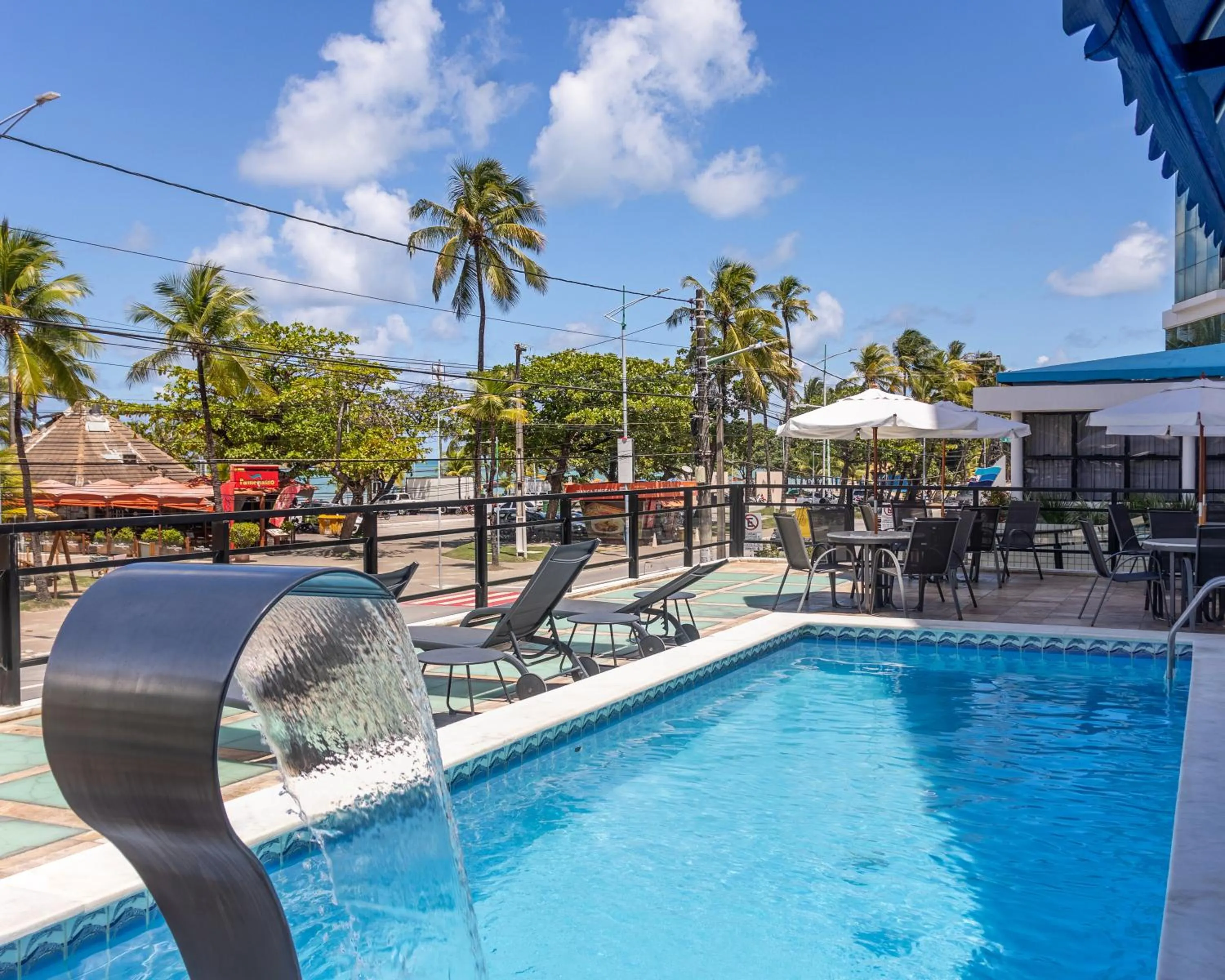 Pool view in Praia Hotel Enseada