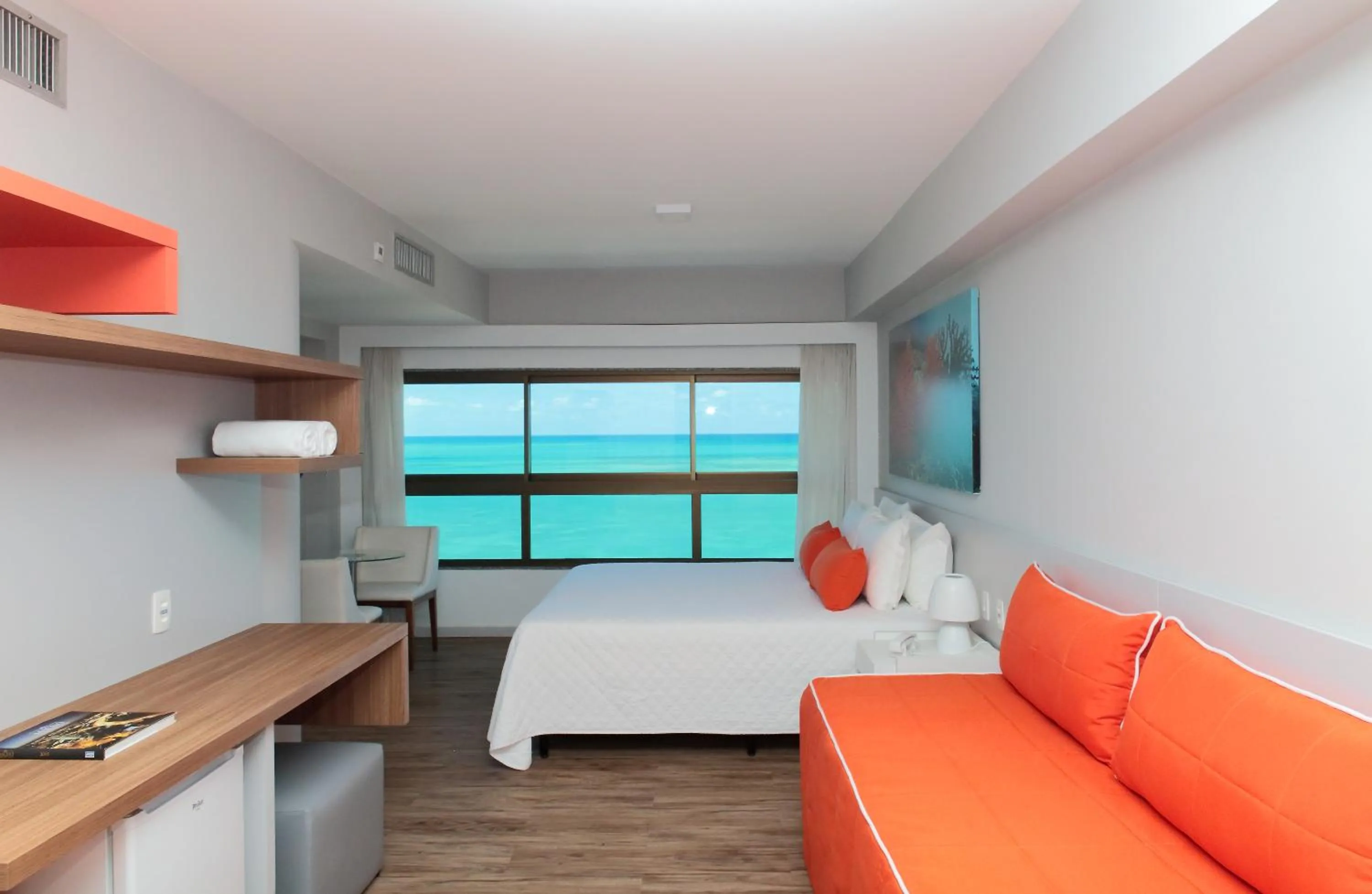 Bed in Hotel Ponta Verde Maceió