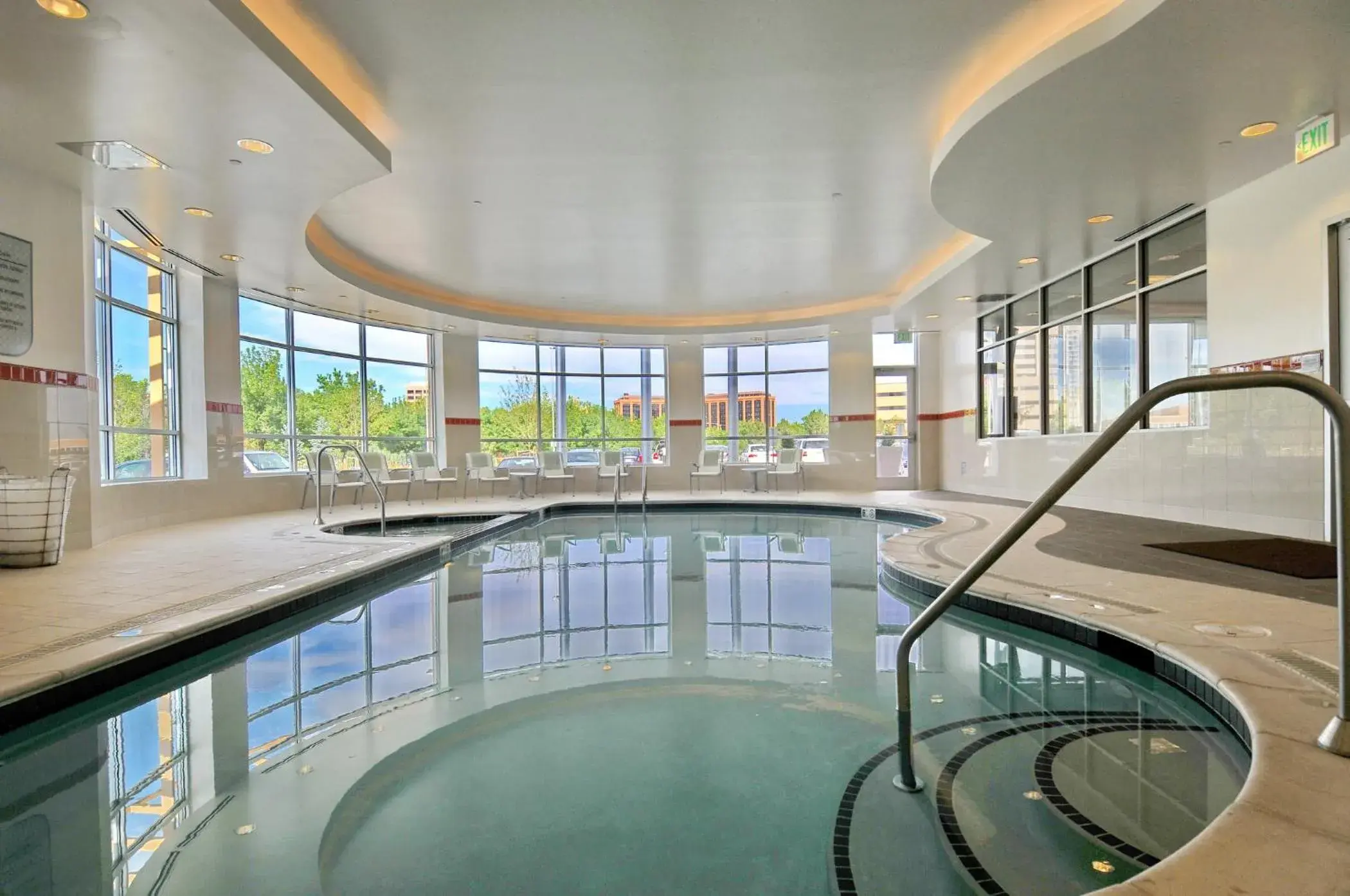 Pool view in Hilton Garden Inn Denver/Cherry Creek Pool view in Hilton Garden Inn Denver/Cherry Creek