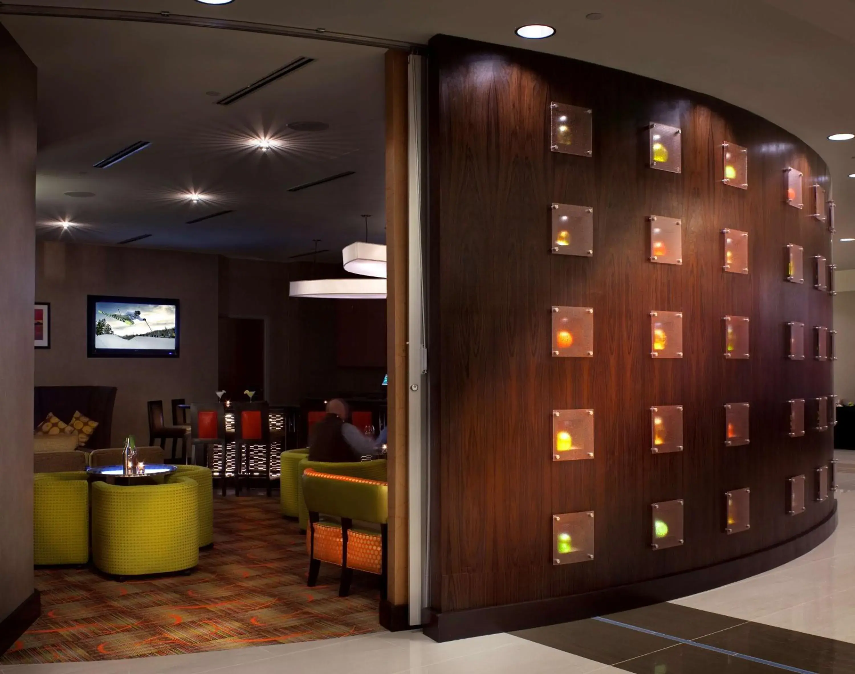 Lounge or bar in Hilton Garden Inn Denver/Cherry Creek Lounge or bar in Hilton Garden Inn Denver/Cherry Creek