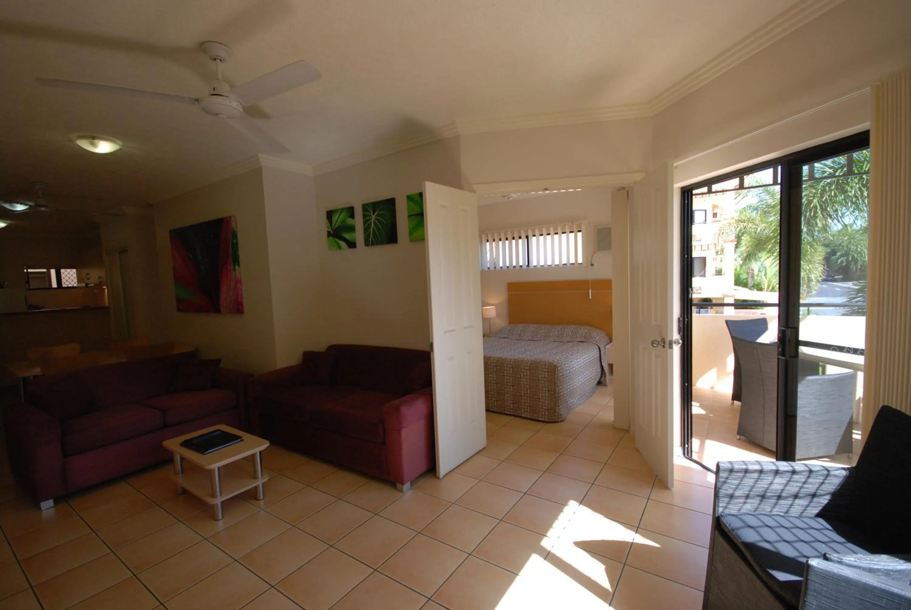 Day, Bed in City Plaza Apartments