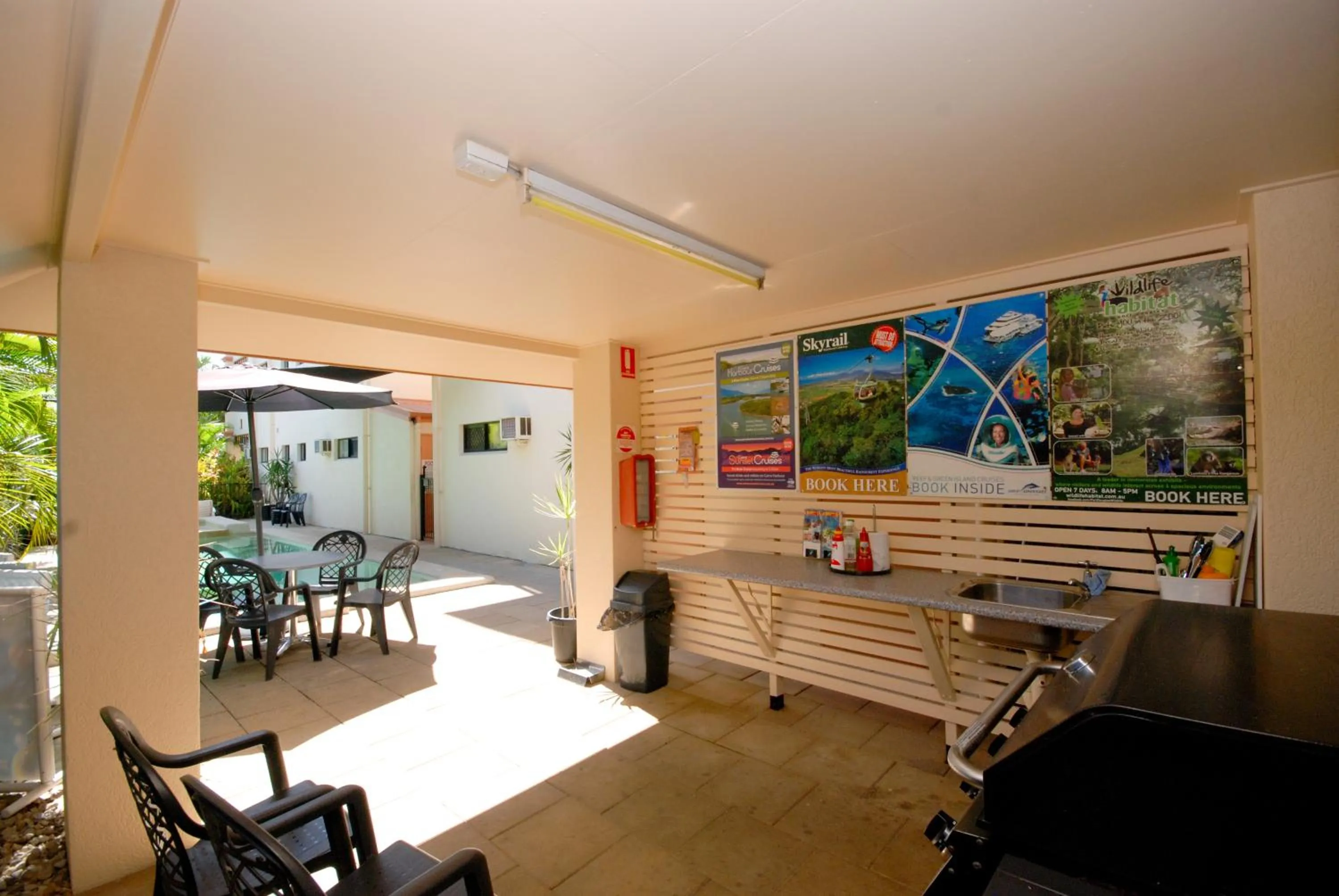 Patio in City Plaza Apartments