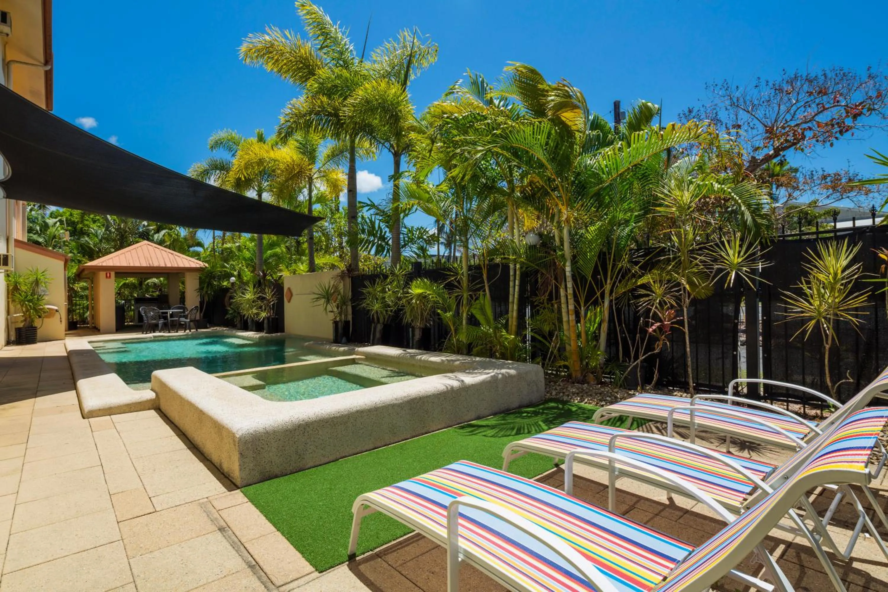 Swimming pool in City Plaza Apartments