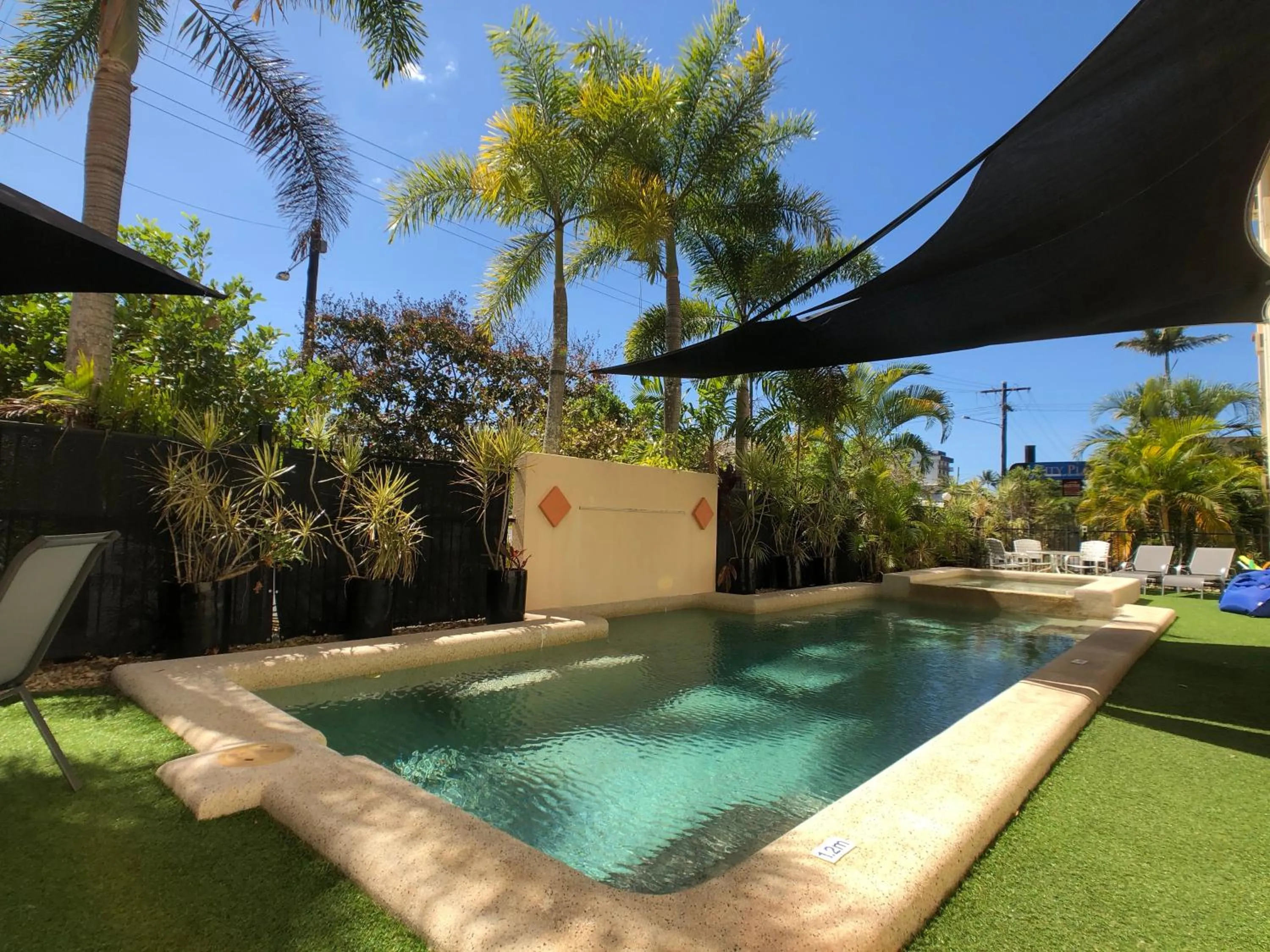 Swimming pool in City Plaza Apartments