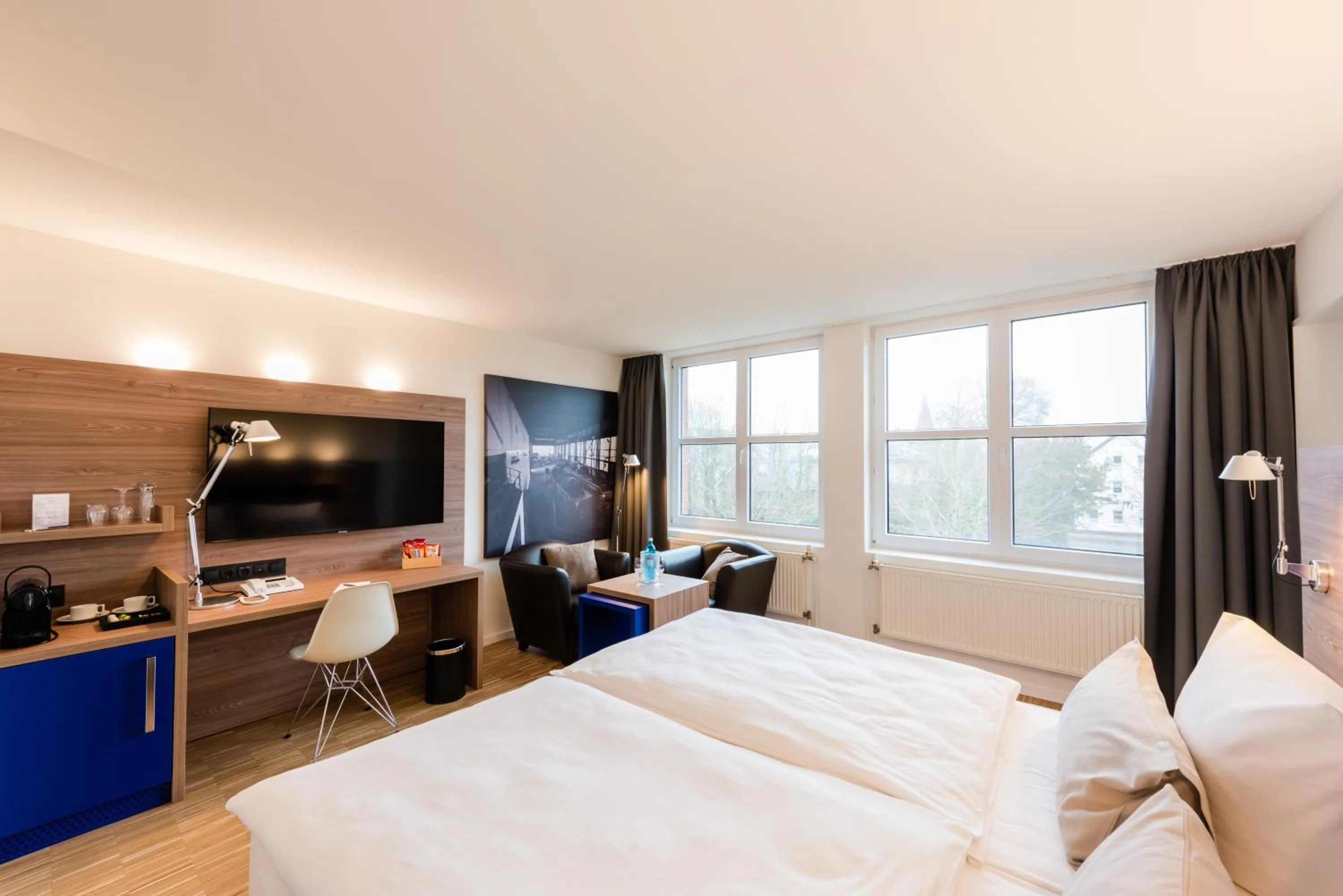 Photo of the whole room, Bed in Hotel Alte Werft