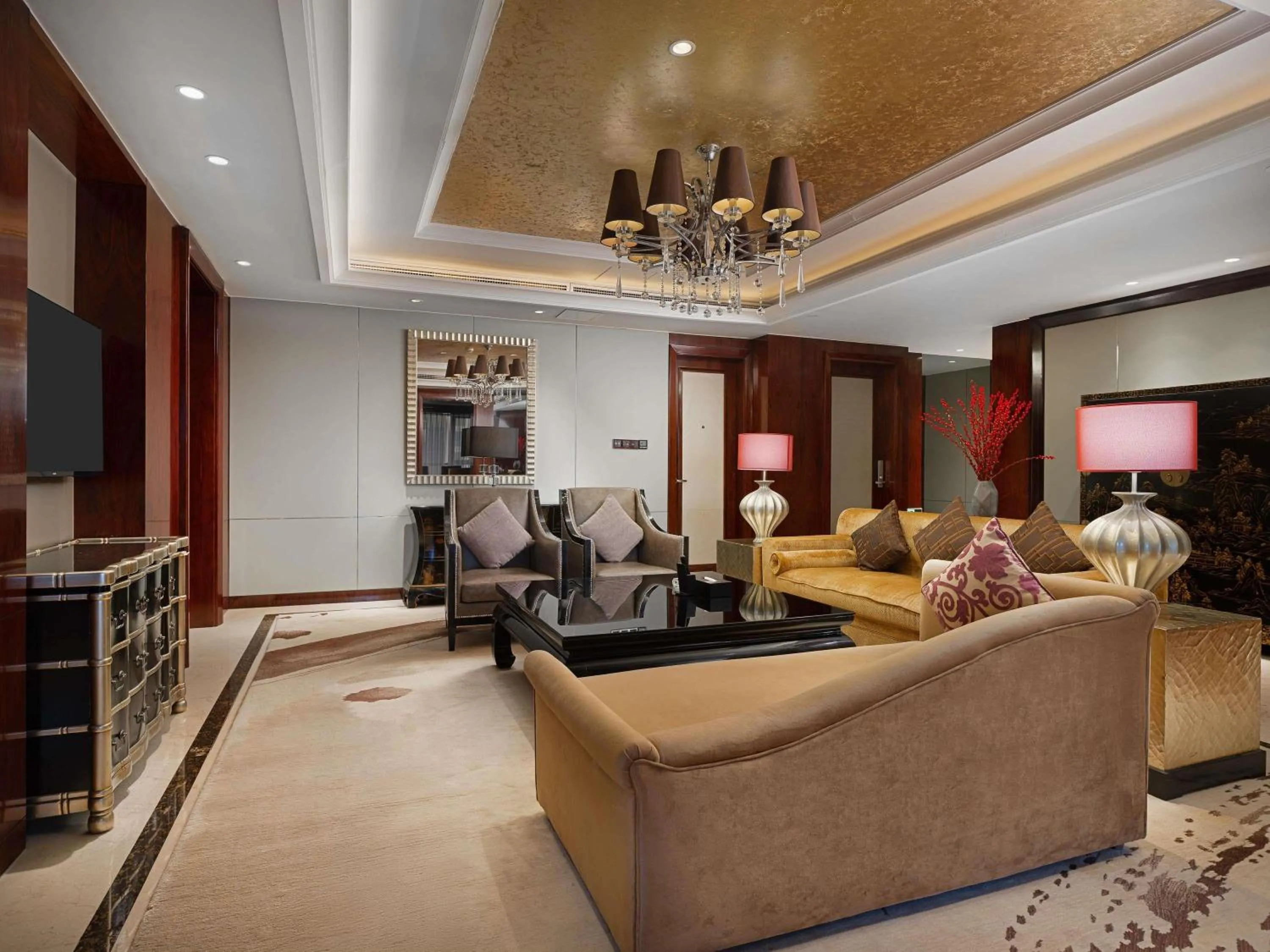 Bedroom in Pullman Shanghai Jing'an-Jing'an district, downtown railway station, traffic hub, easy to travel Shanghai