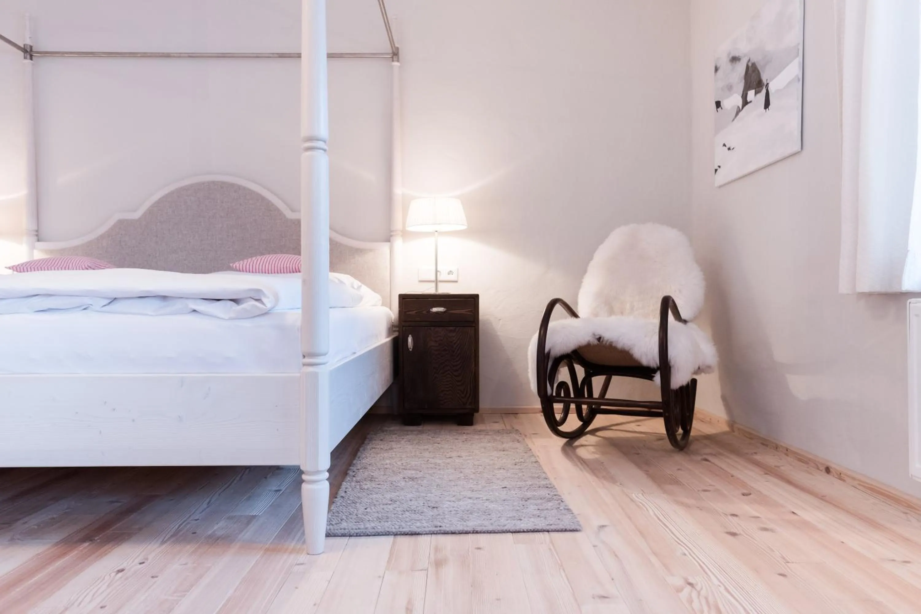 Decorative detail, Bed in Gasthof Weyerhof