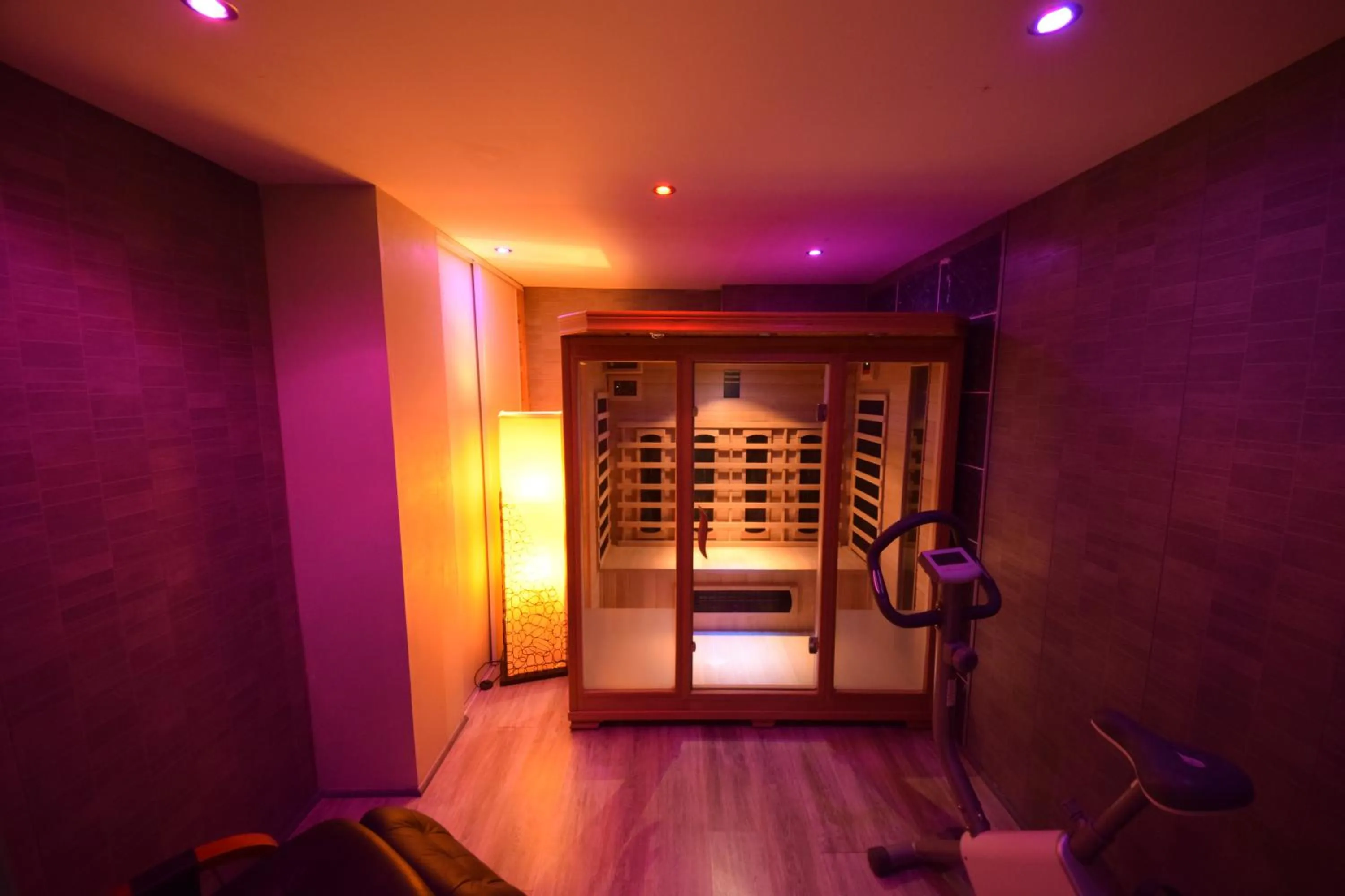 Sauna in Chambres d'Hotes Lorengrain