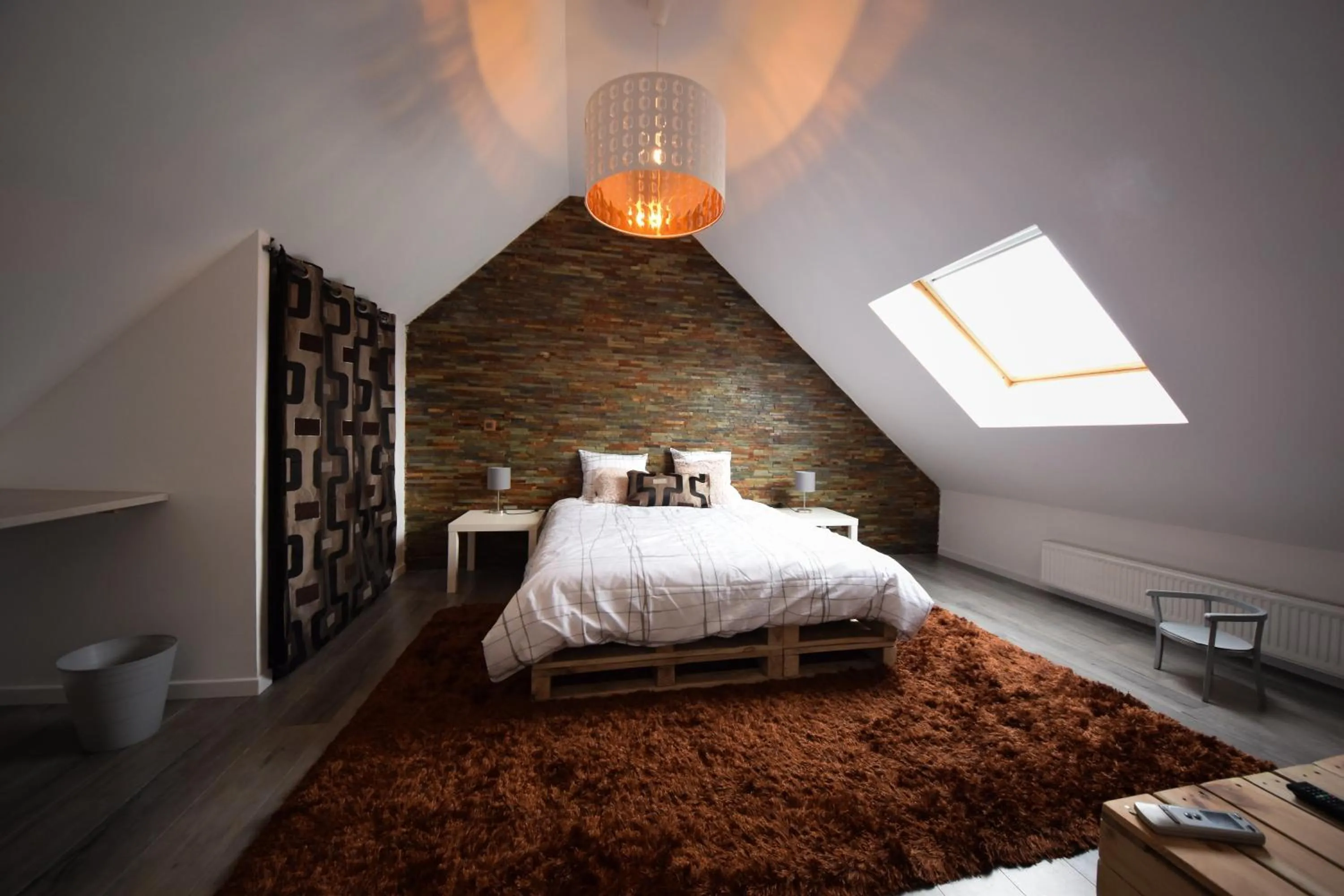 Bed in Chambres d'Hotes Lorengrain