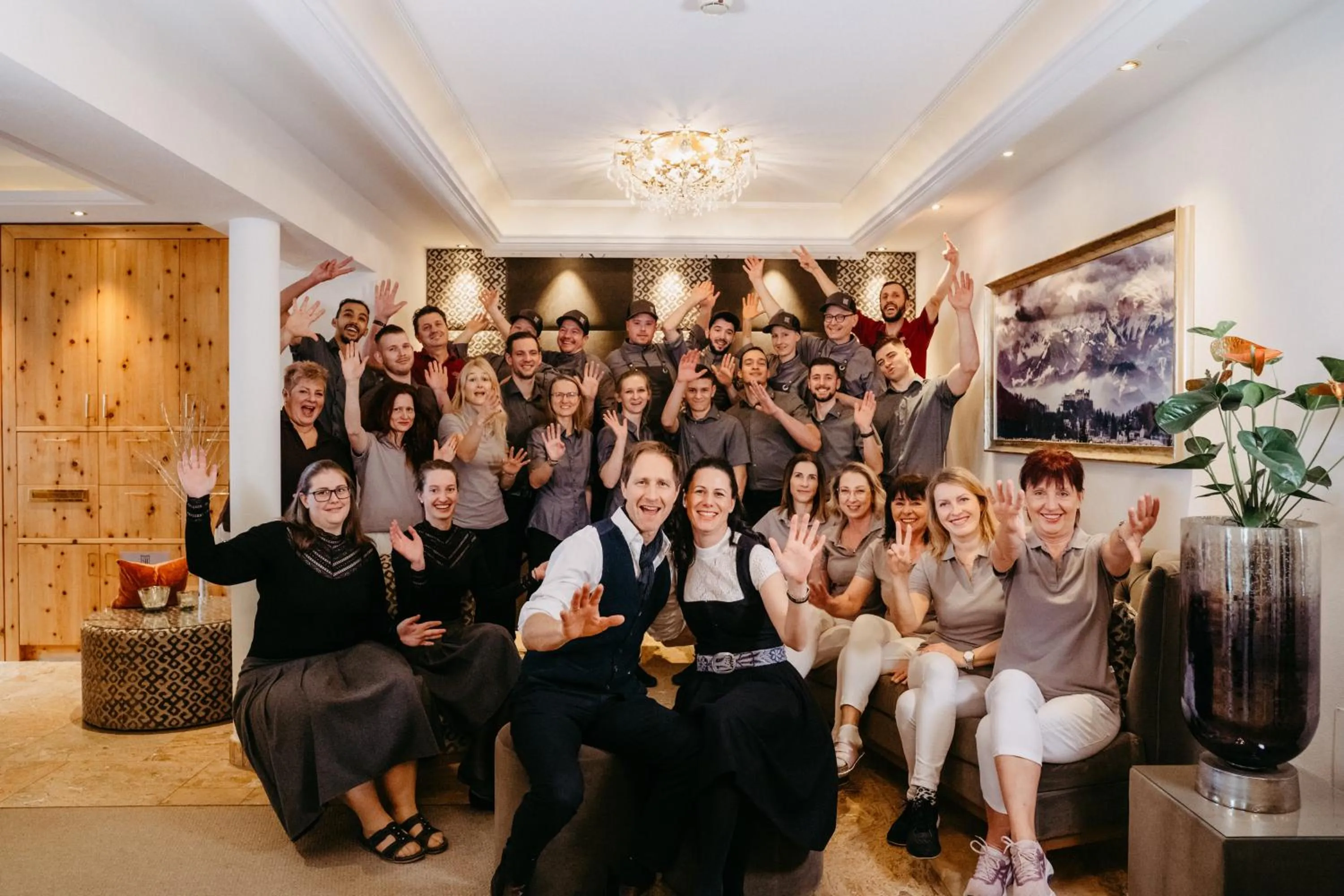 Lobby or reception in Hotel Salzburger Hof Zauchensee