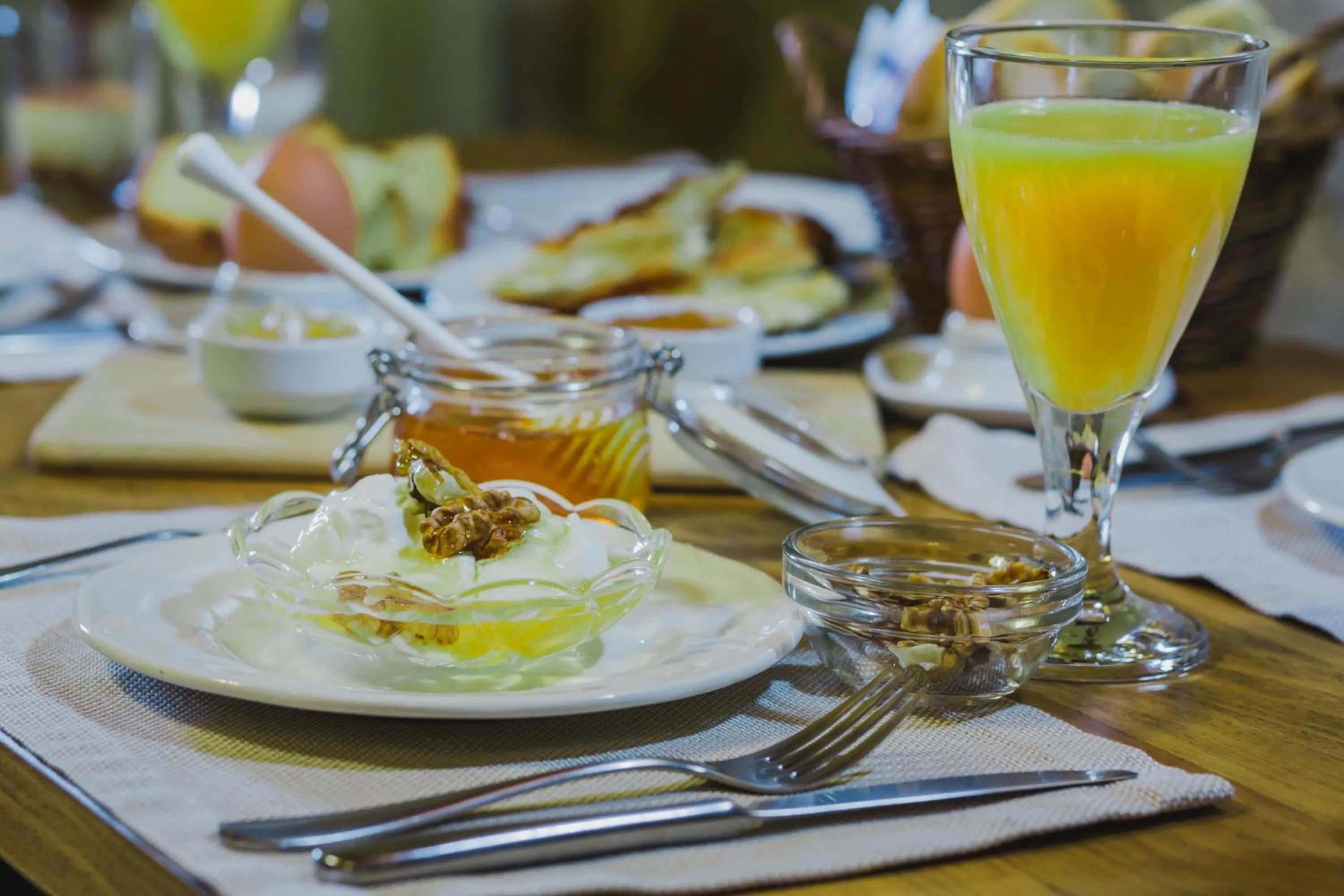 Breakfast in Boutique Hotel Kokkino Spiti