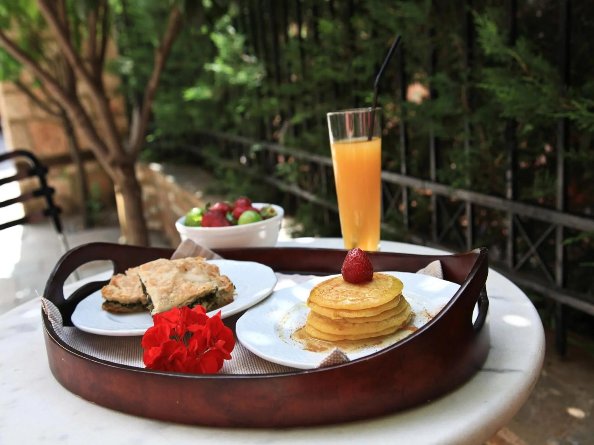 Facade/entrance in Boutique Hotel Kokkino Spiti