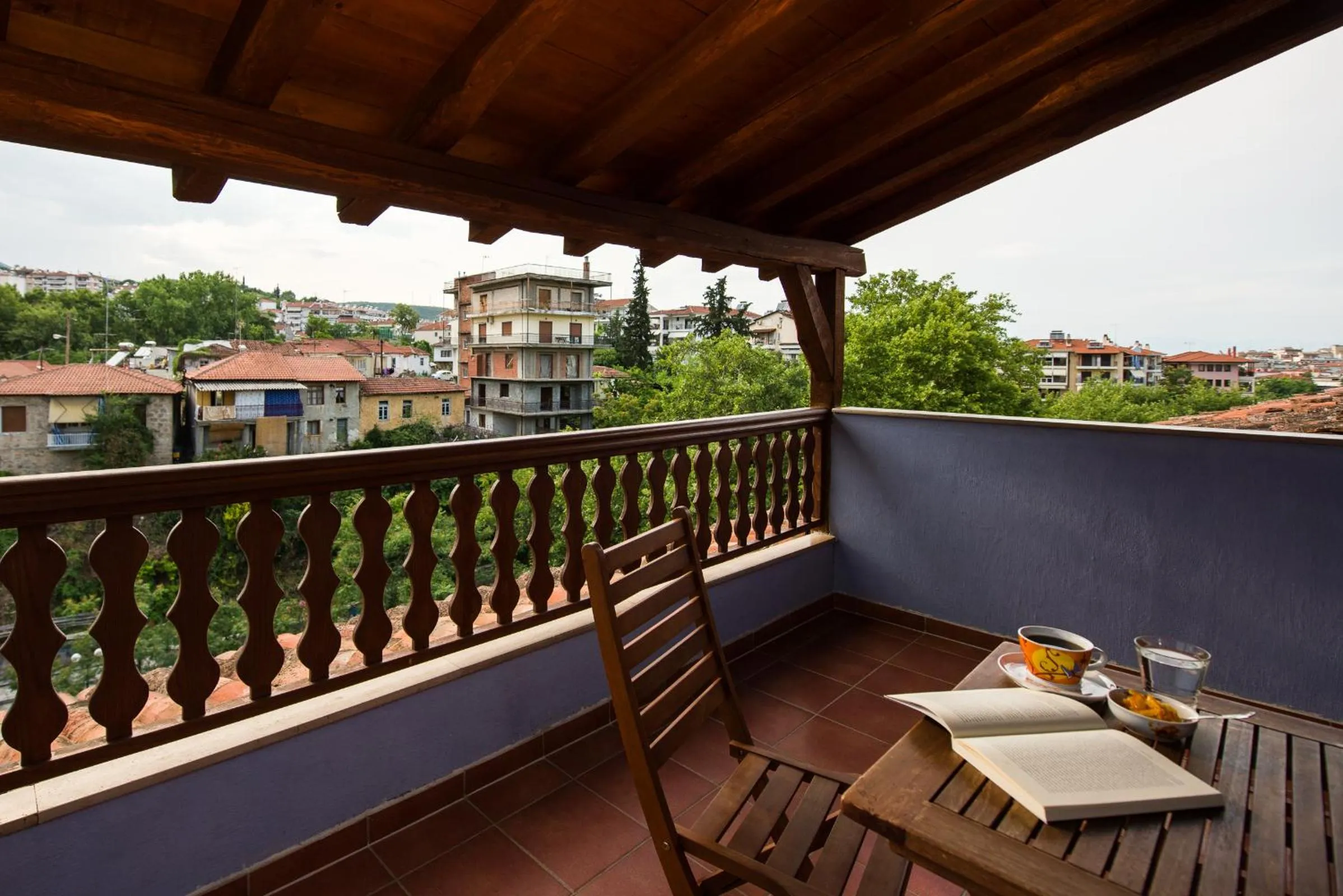 Balcony/Terrace in Boutique Hotel Kokkino Spiti