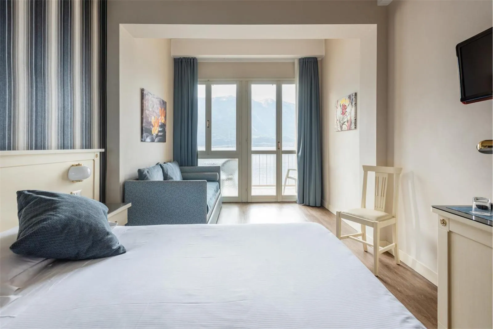 Bedroom, Bed in Hotel Splendid Palace