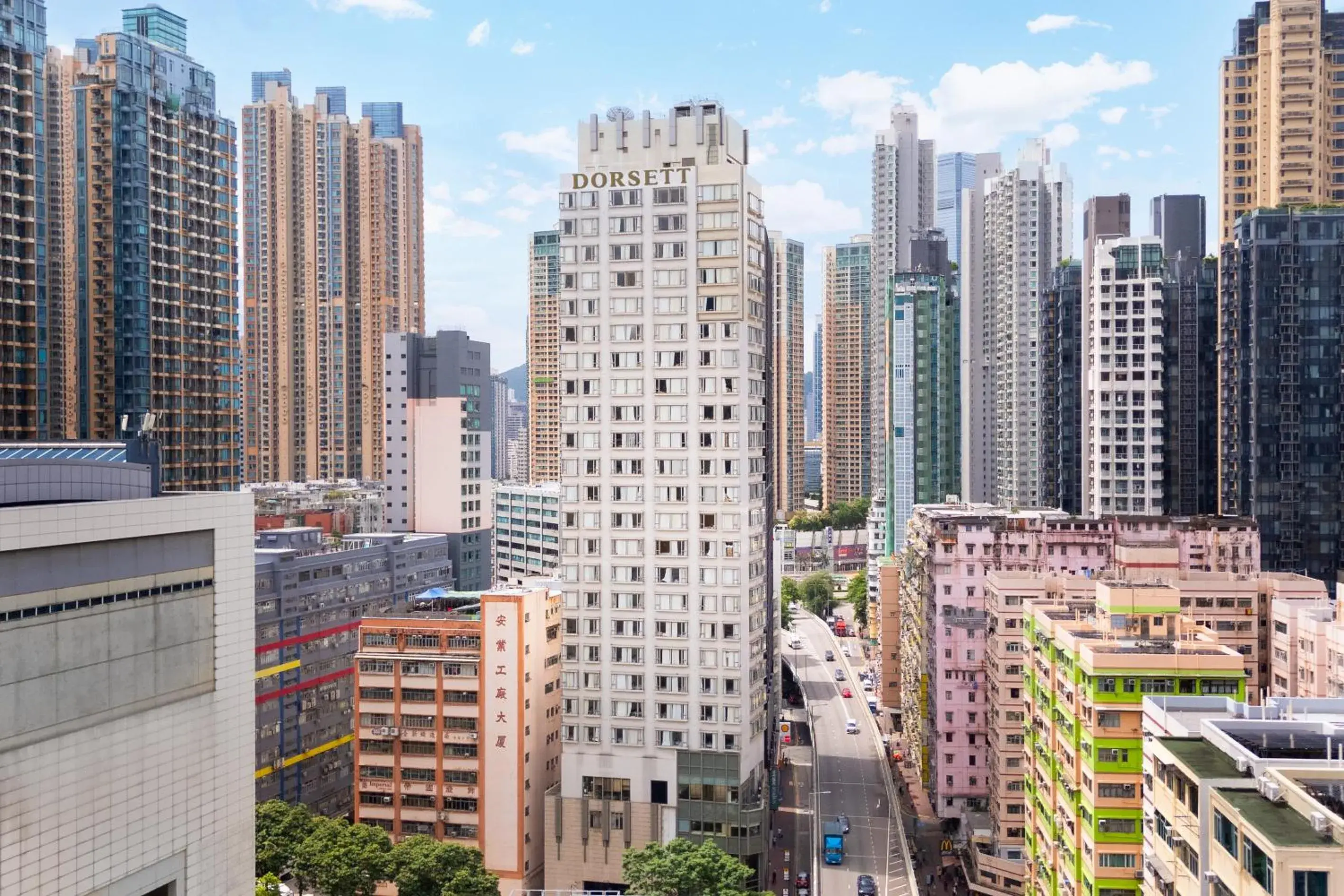 Property building in Dorsett Mongkok, Hong Kong Property building in Dorsett Mongkok, Hong Kong