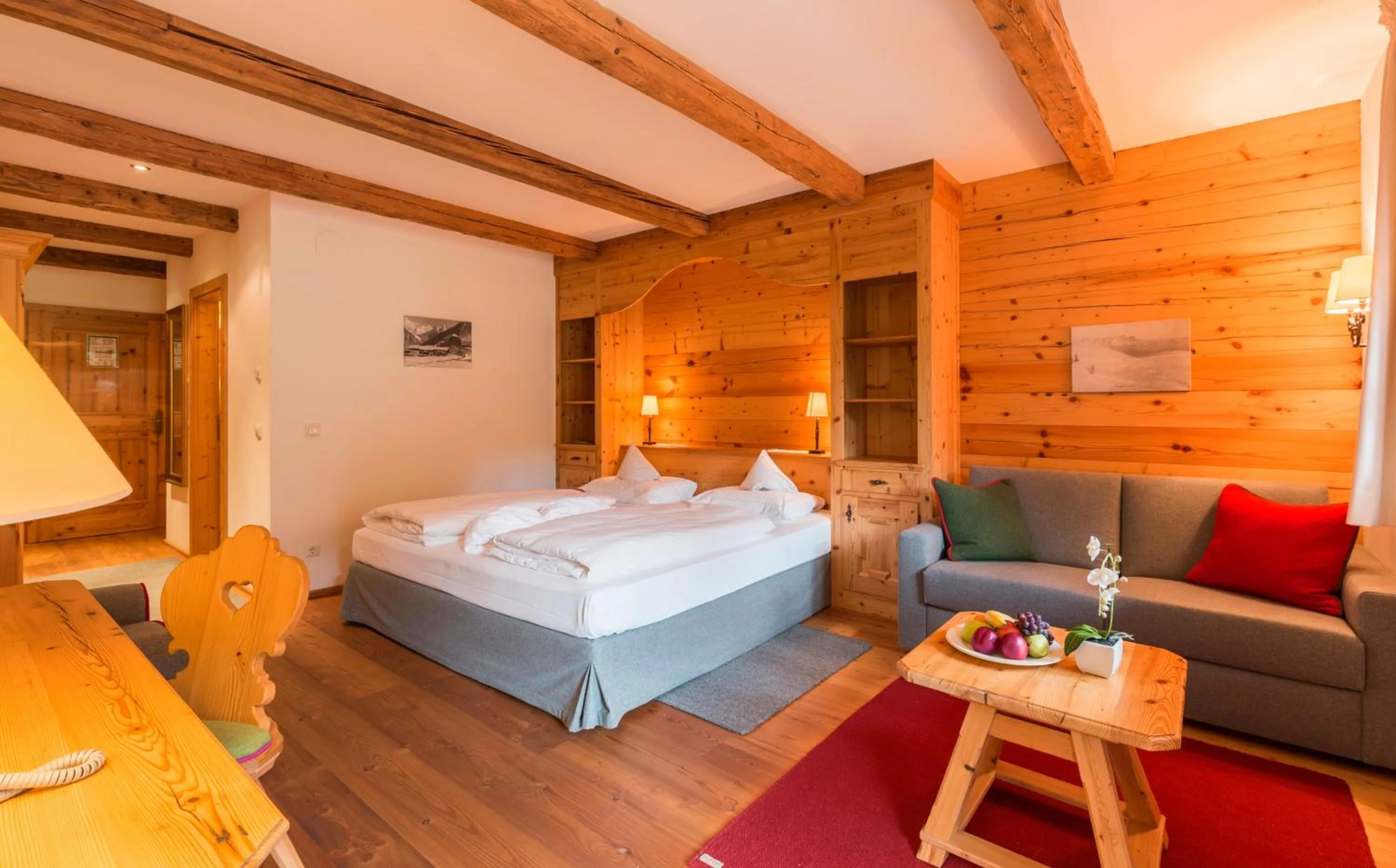 Photo of the whole room, Bed in Grossarler Hof Superior