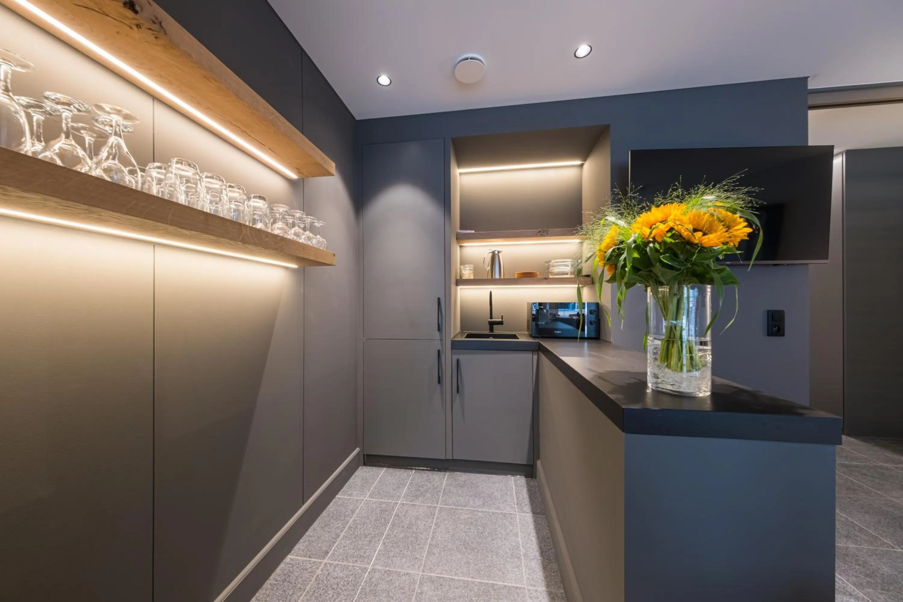 Living room in Belcasa Suitehotel