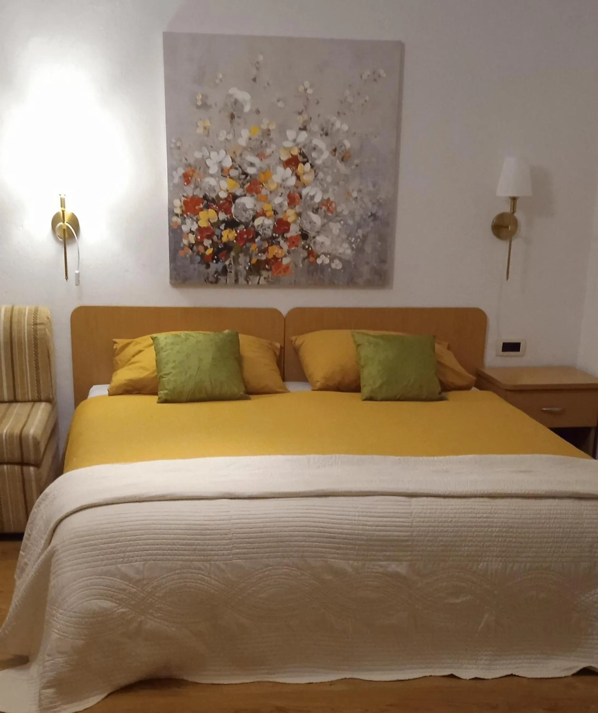 Bedroom, Bed in Pansion Sibenik