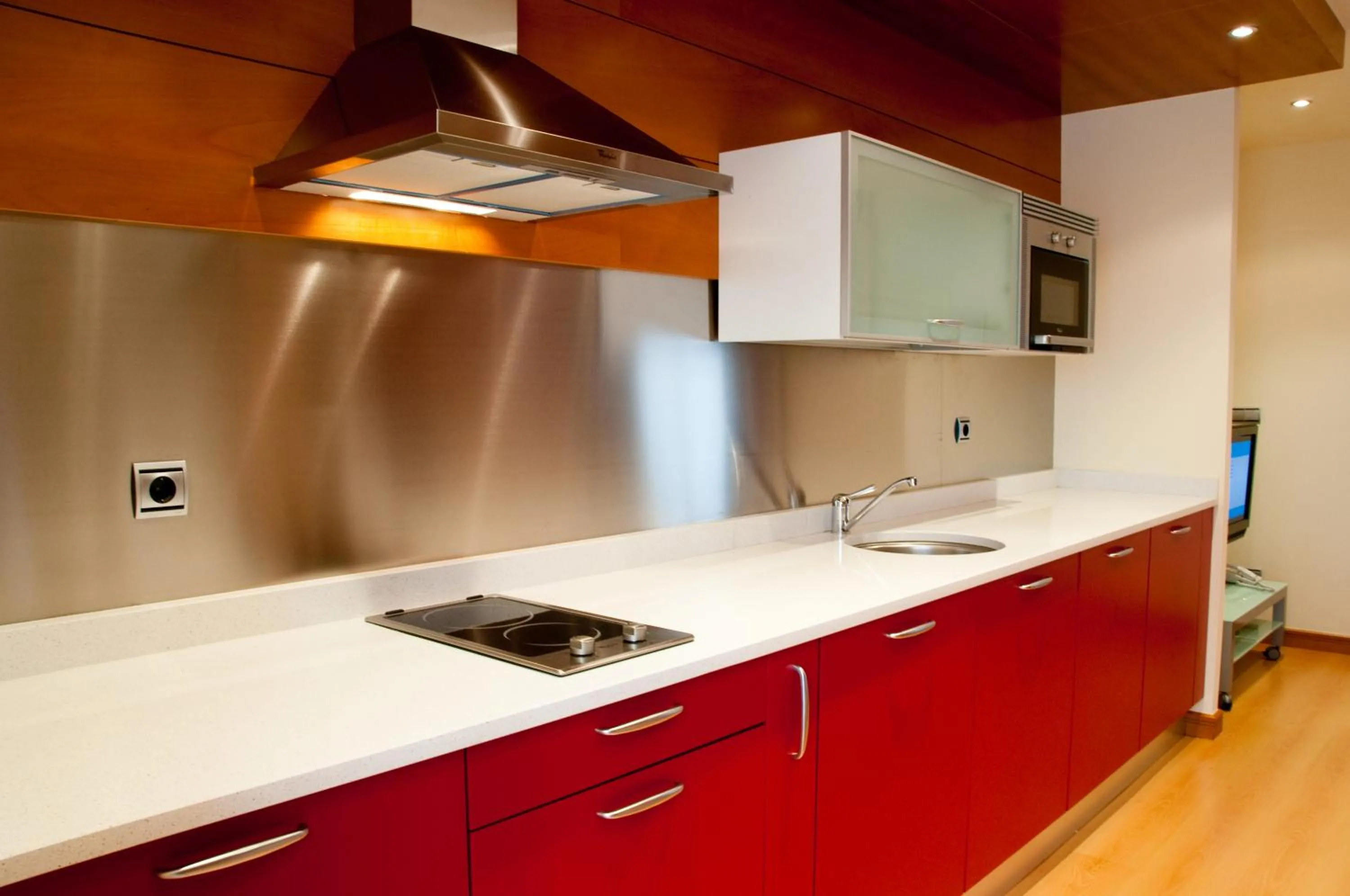 Kitchen or kitchenette in Apartamentos María Luisa