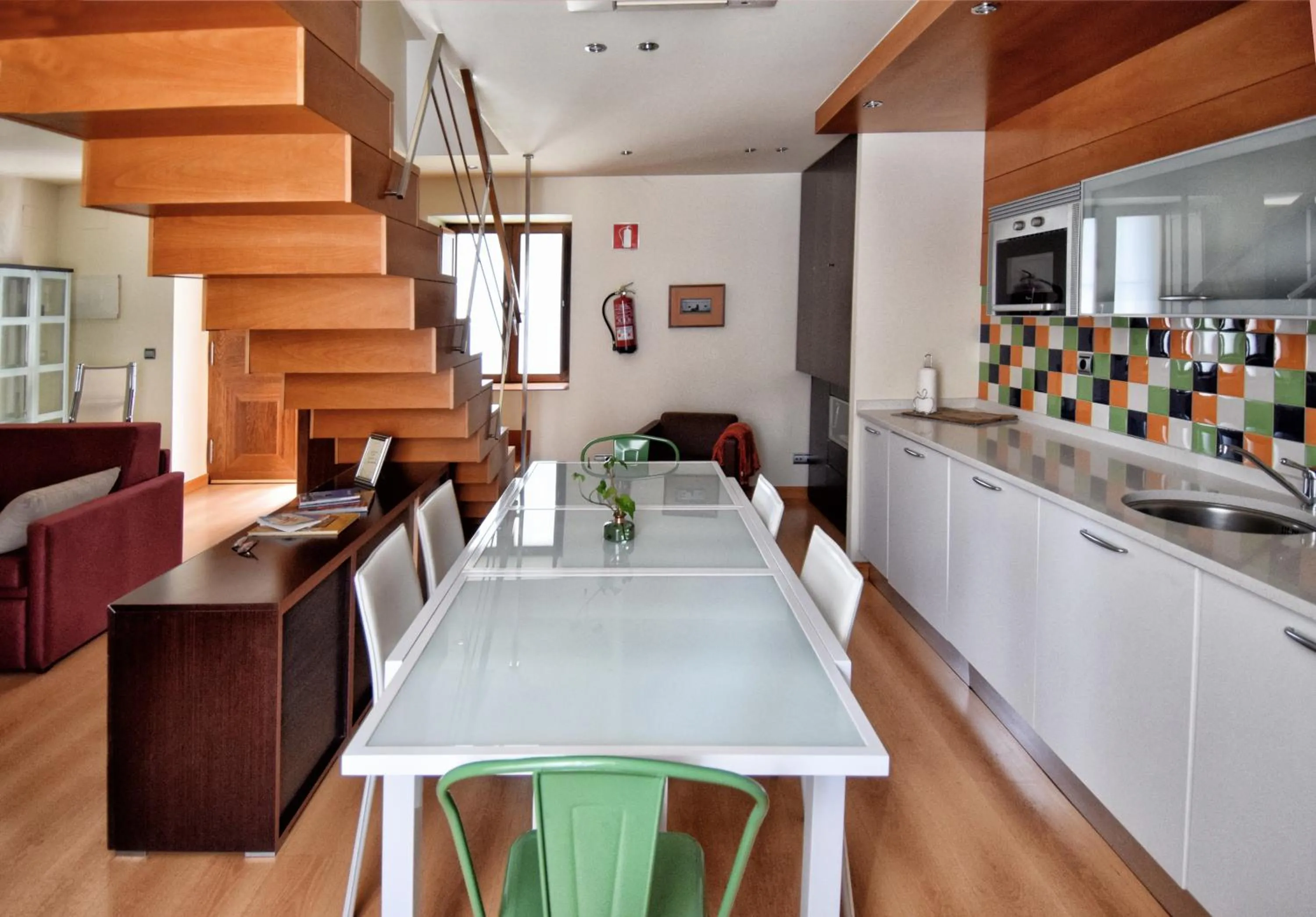 Kitchen or kitchenette in Apartamentos María Luisa