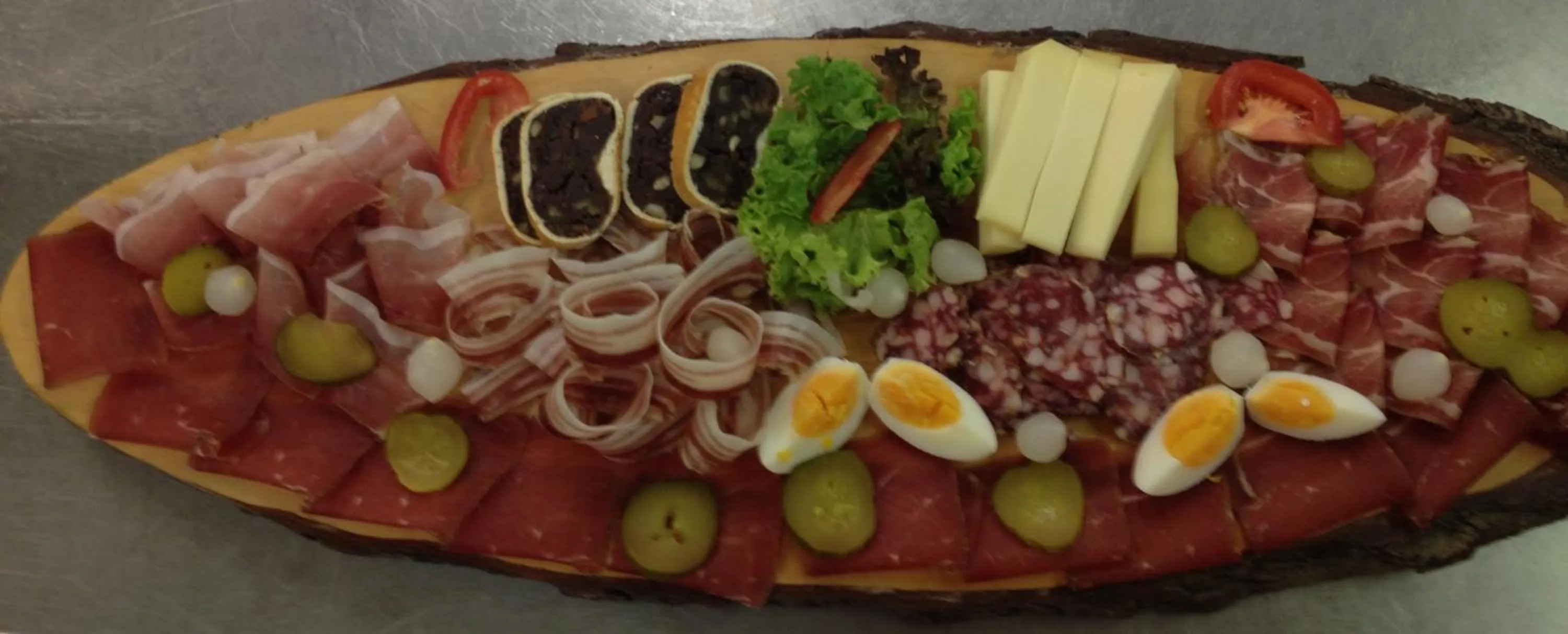 Food close-up in Hotel Restaurant Rätia