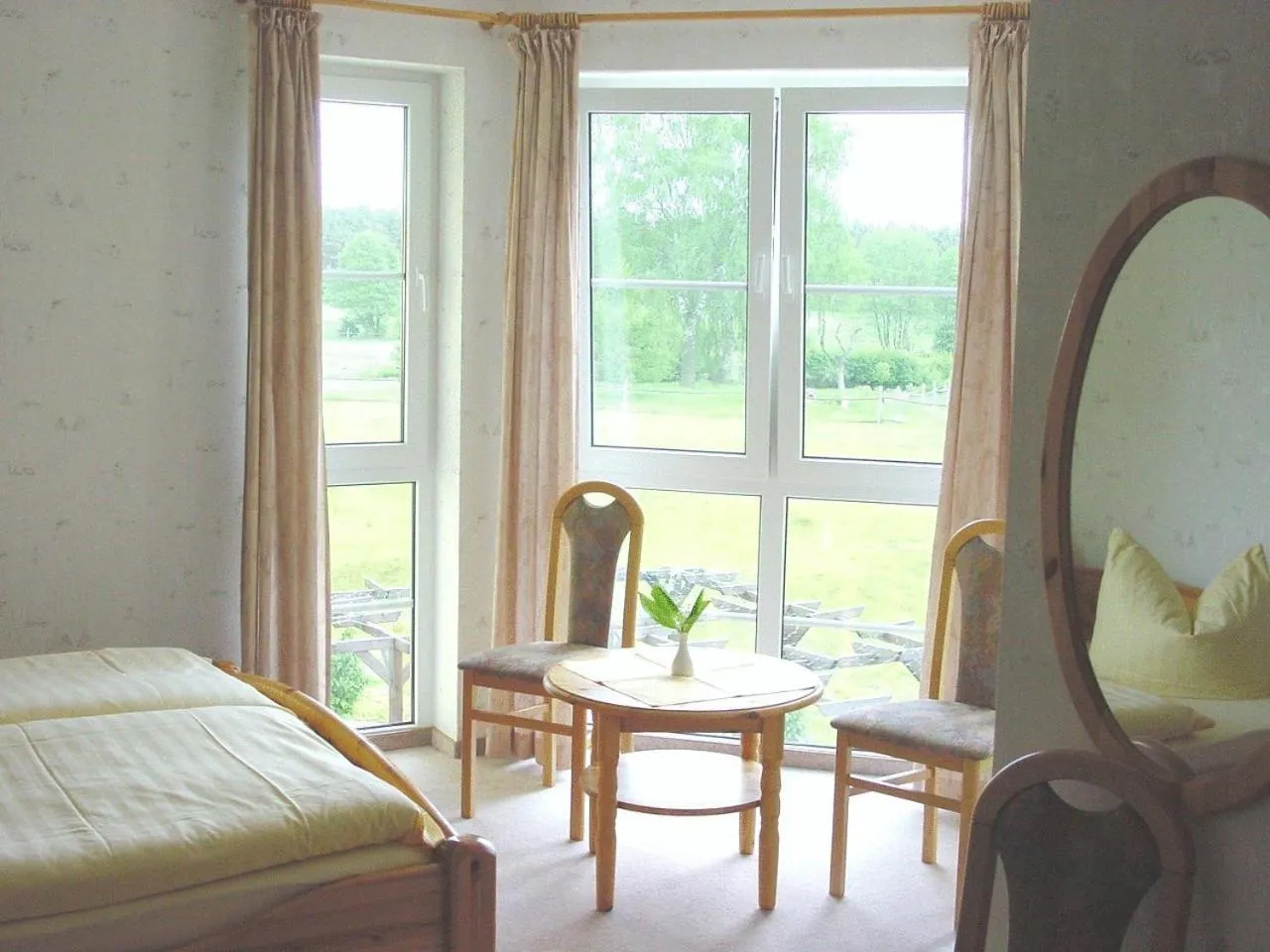 Decorative detail, Bed in Landhotel Am Peetscher See