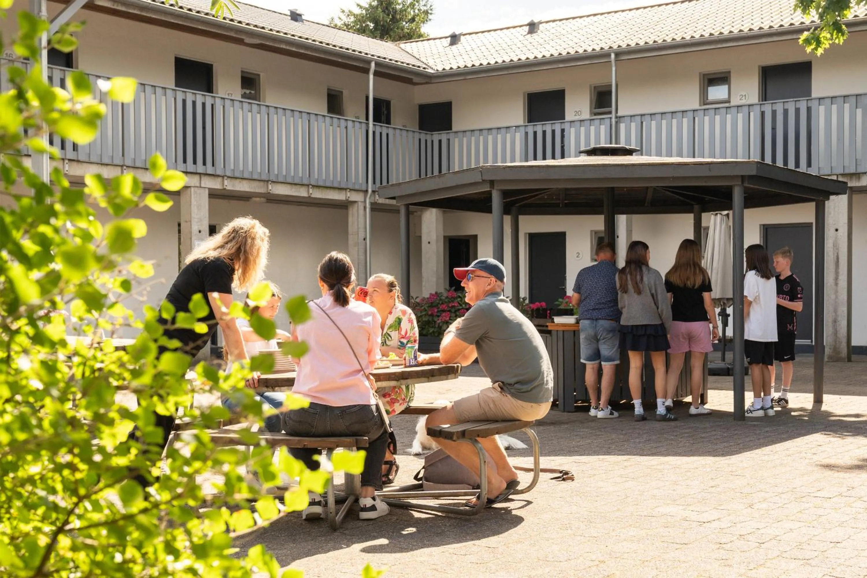 Patio in Danhostel Vejle