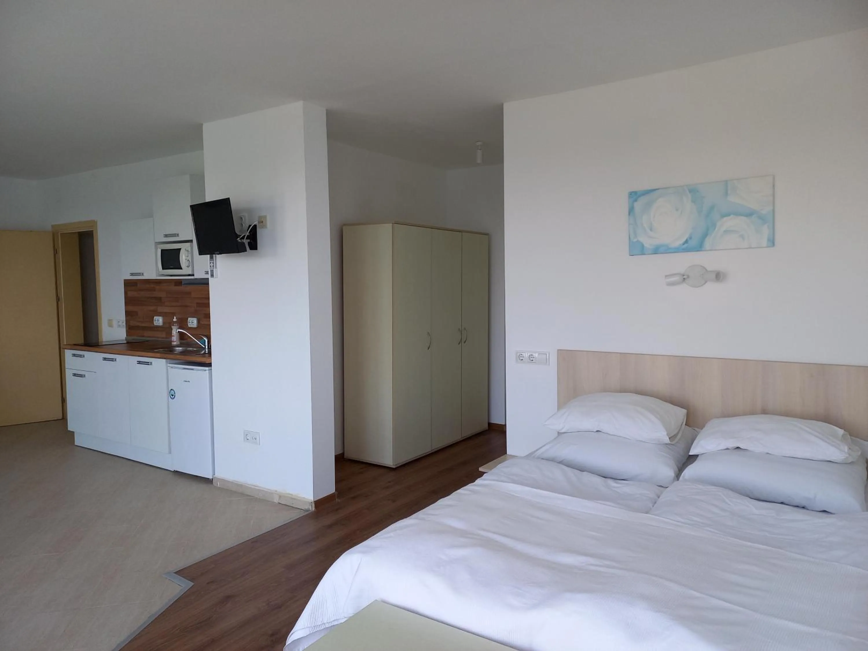 Bed in Aparthotel Romance