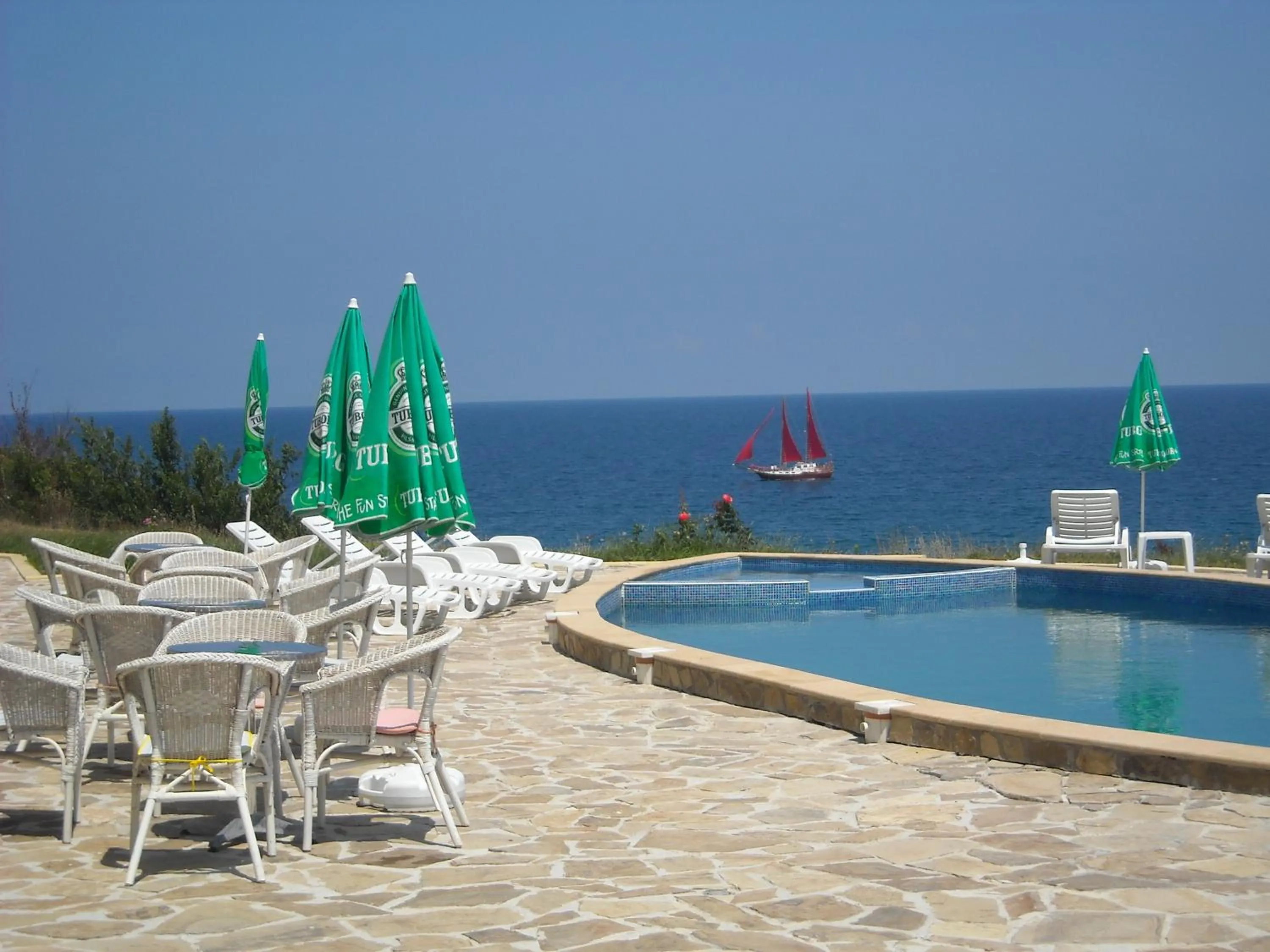 Sea view in Aparthotel Romance