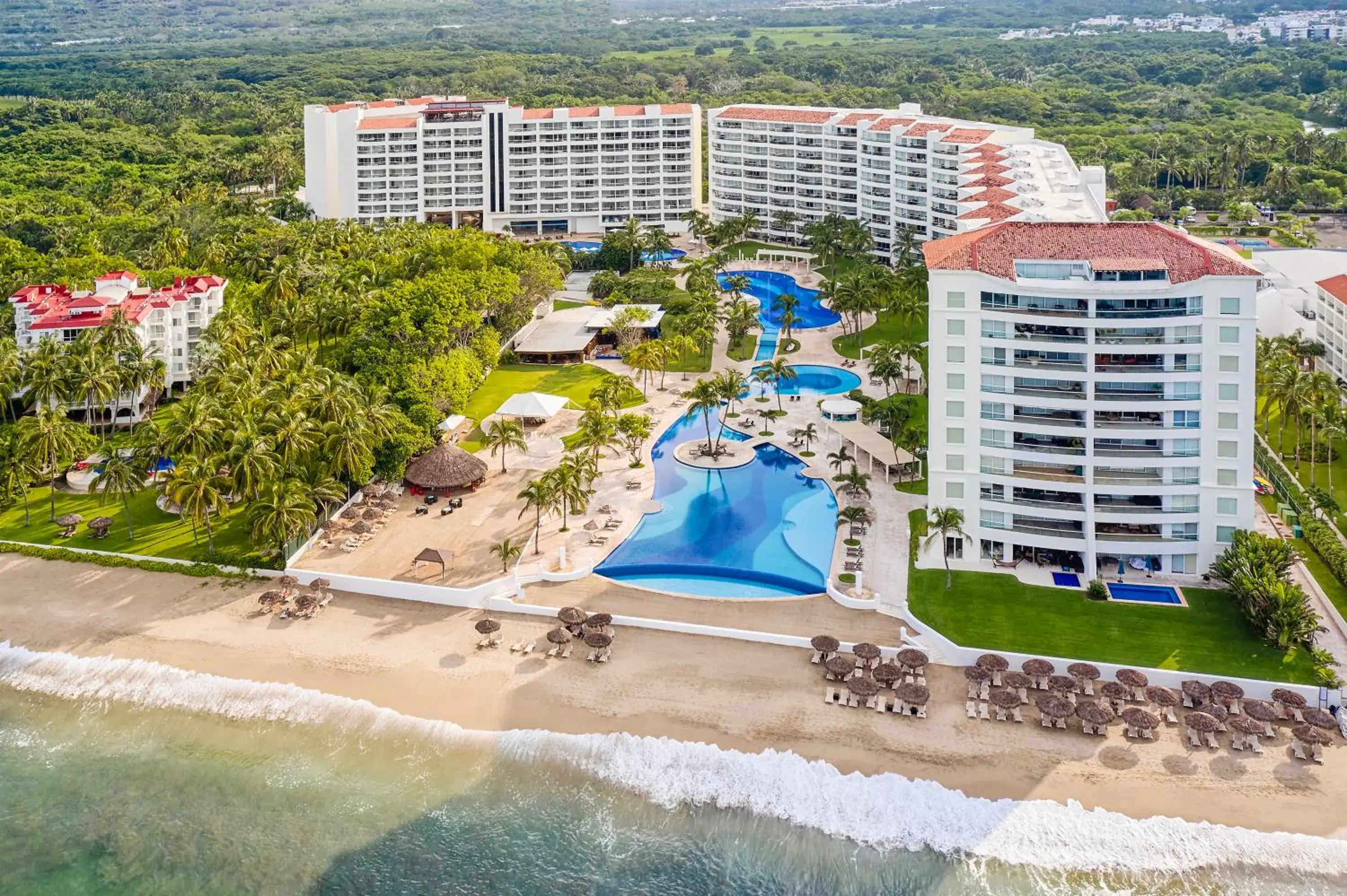Bird's eye view in Fiesta Americana Riviera Nayarit Resort All Inclusive & Spa Bird's eye view in Fiesta Americana Riviera Nayarit Resort All Inclusive & Spa