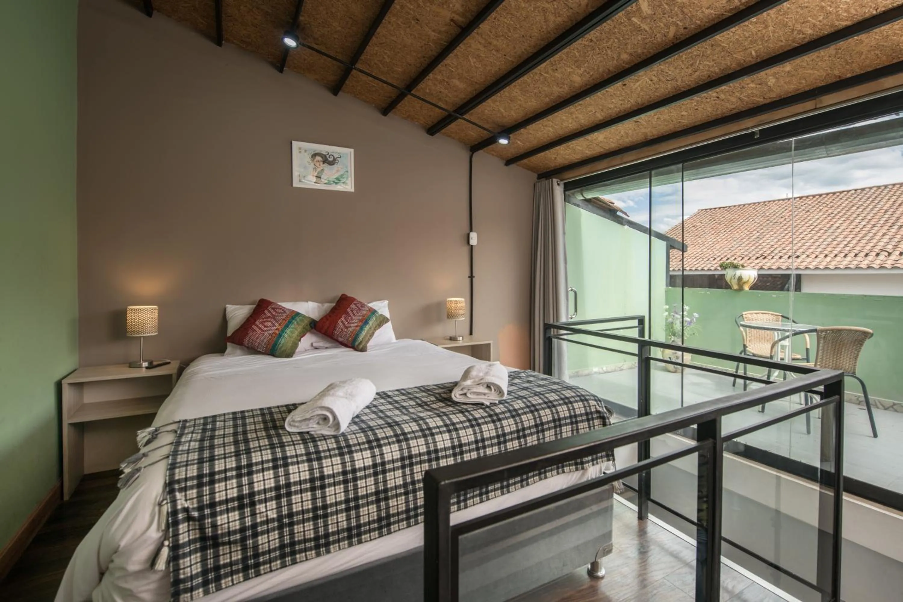 Photo of the whole room, Bed in Casa Cavassa Centro Histórico Cusco