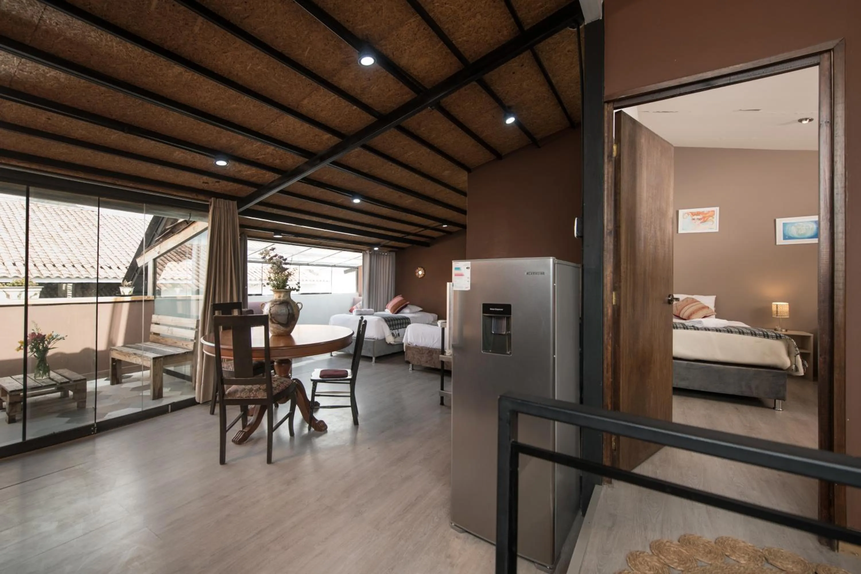 Living room, Bed in Casa Cavassa Centro Histórico Cusco