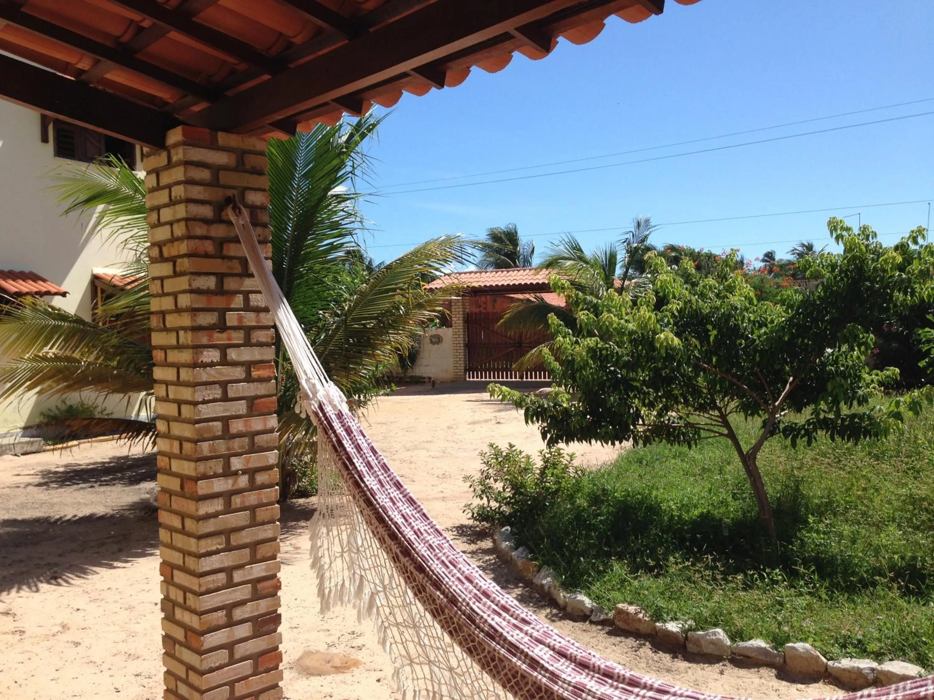 Garden view in Pousada Muiraquitã