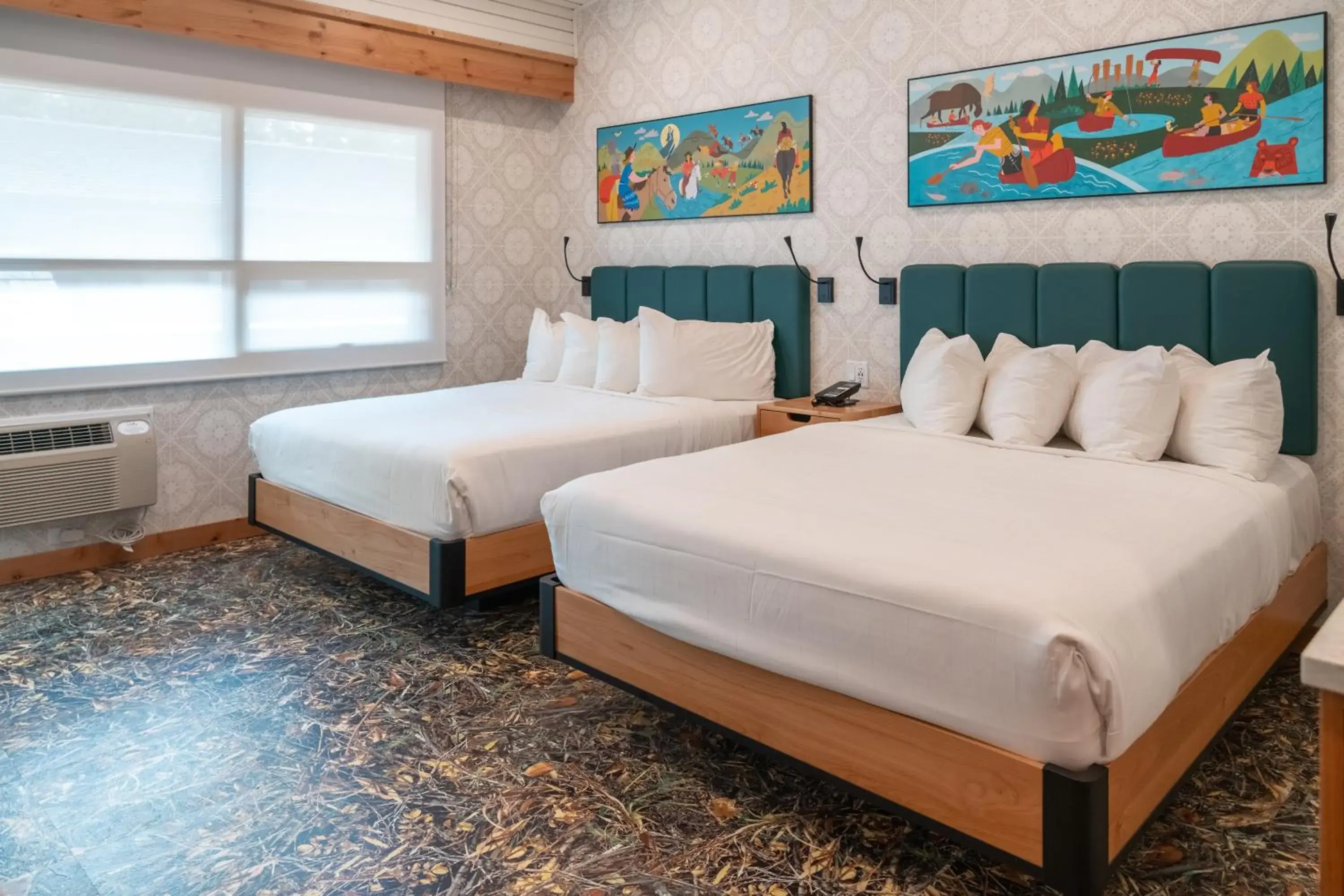 Superior Hotel Room, 2 Queens in The Dorothy Motel Superior Hotel Room, 2 Queens in The Dorothy Motel