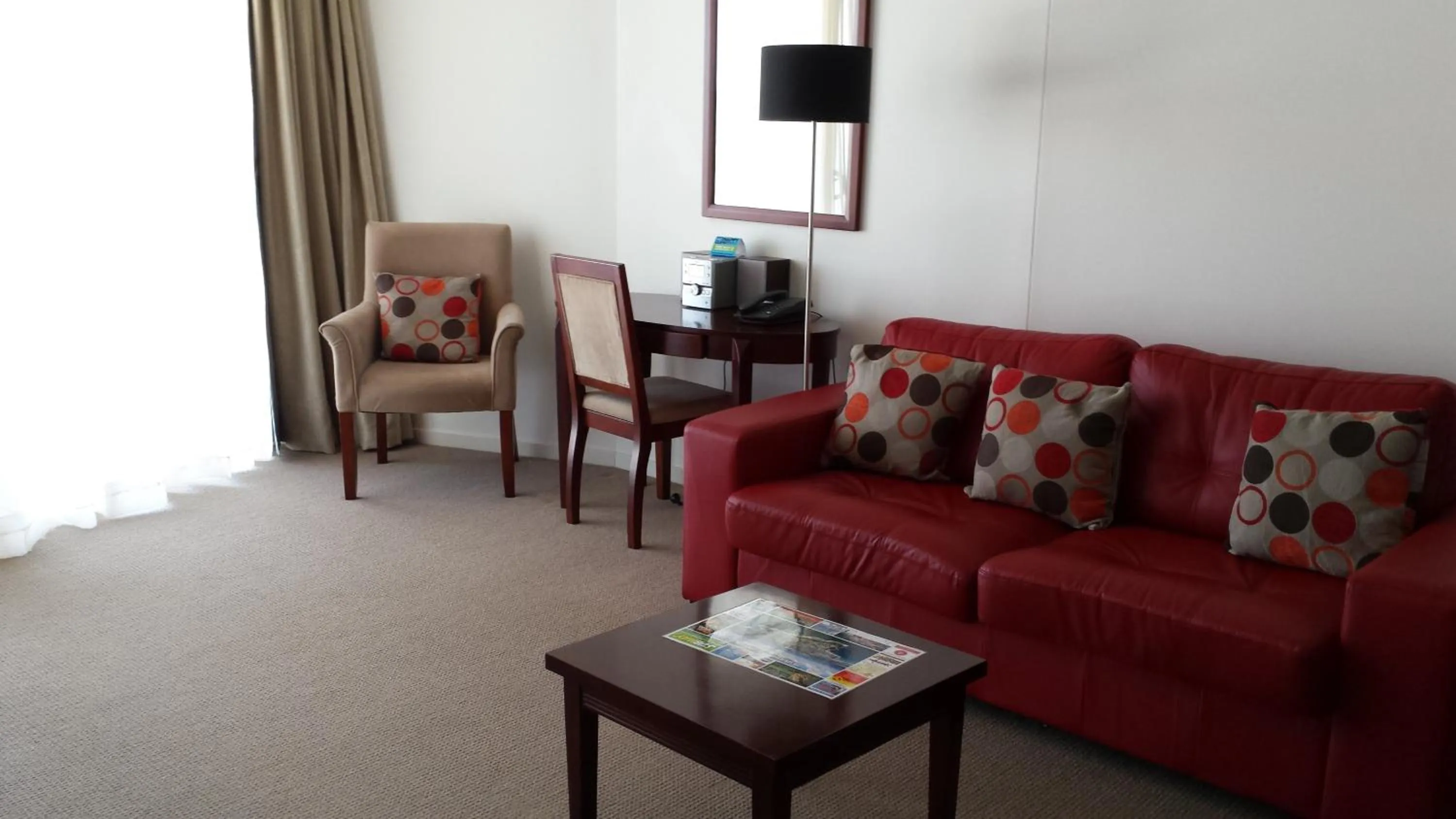 Seating area in Ocean Views Resort Caloundra